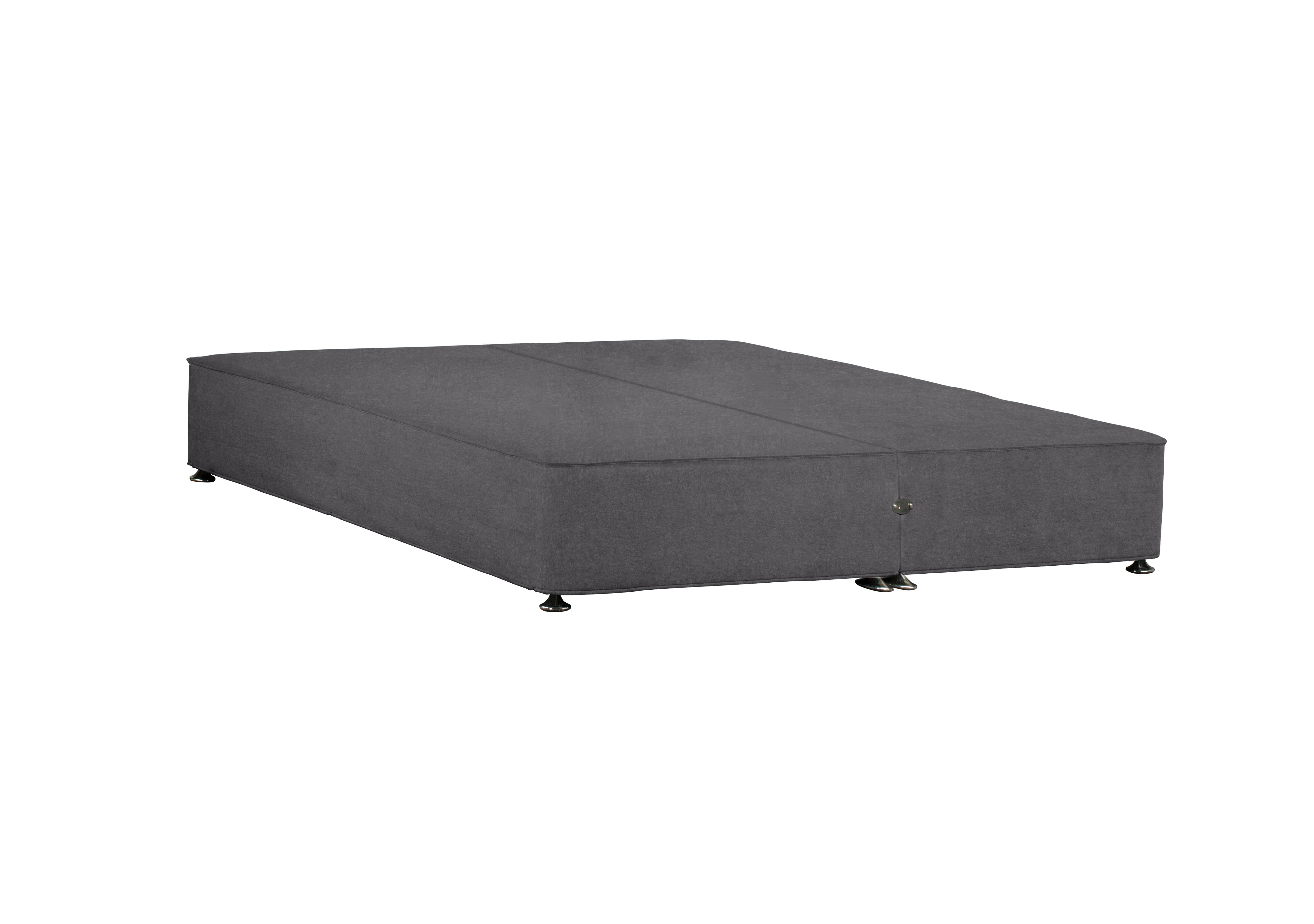Shallow Divan Base in Weave Pewter on Furniture Village
