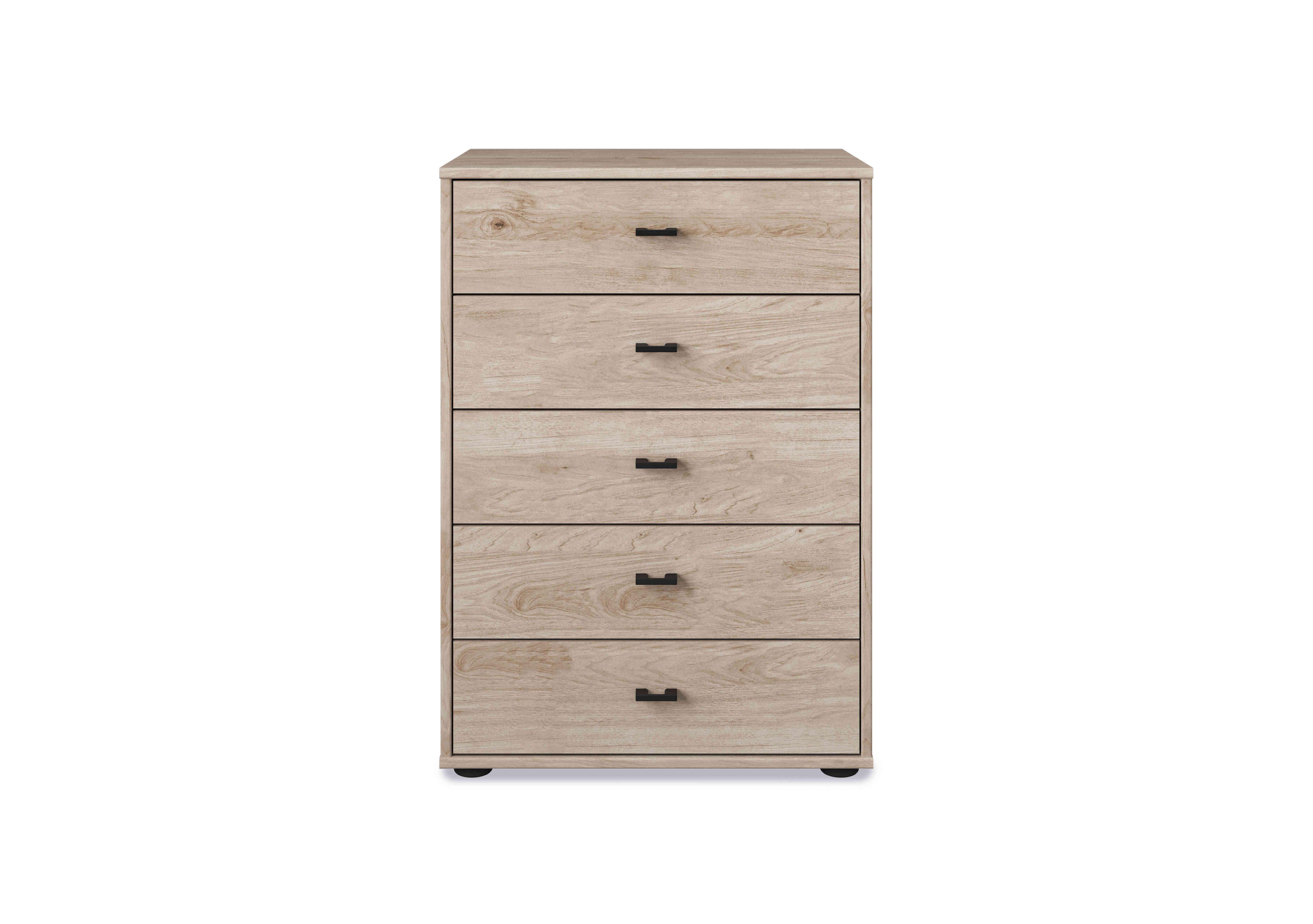 Dallas 60cm 5 Drawer Chest in Holm Oak on Furniture Village