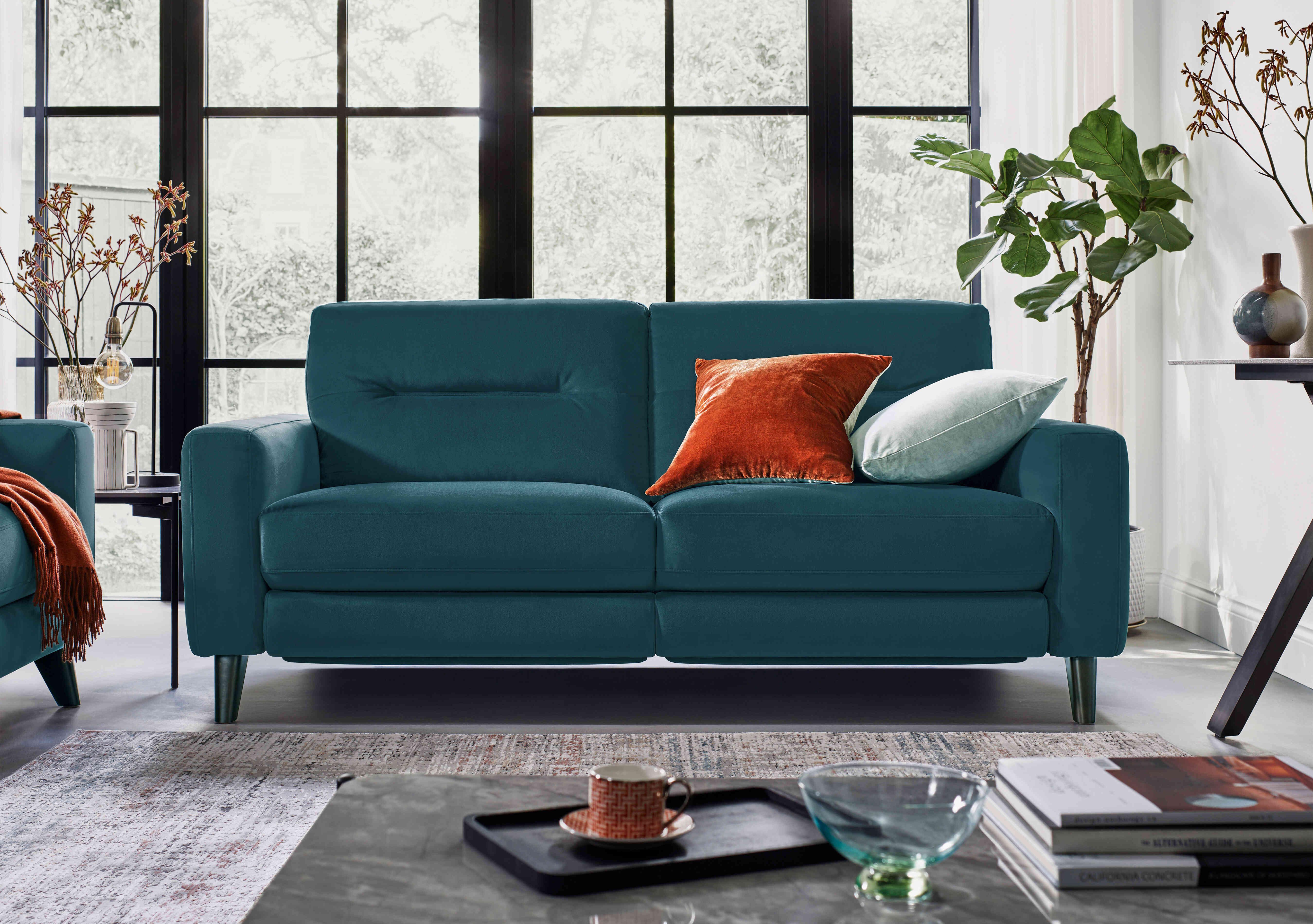 Jules 2 Seater Fabric Sofa in  on Furniture Village