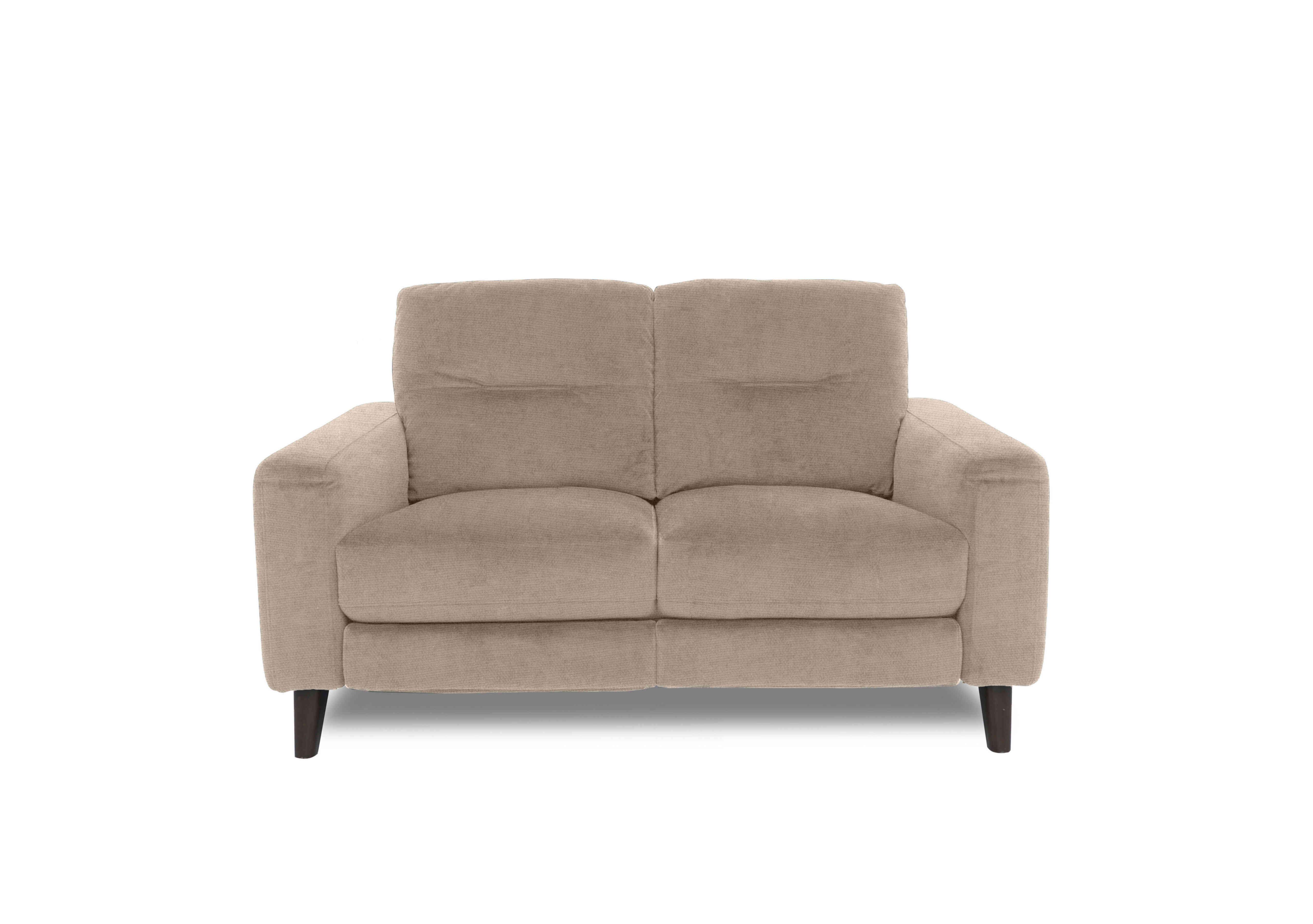 Jules 2 Seater Fabric Sofa in Fab-Coe-R120 Light Khaki on Furniture Village