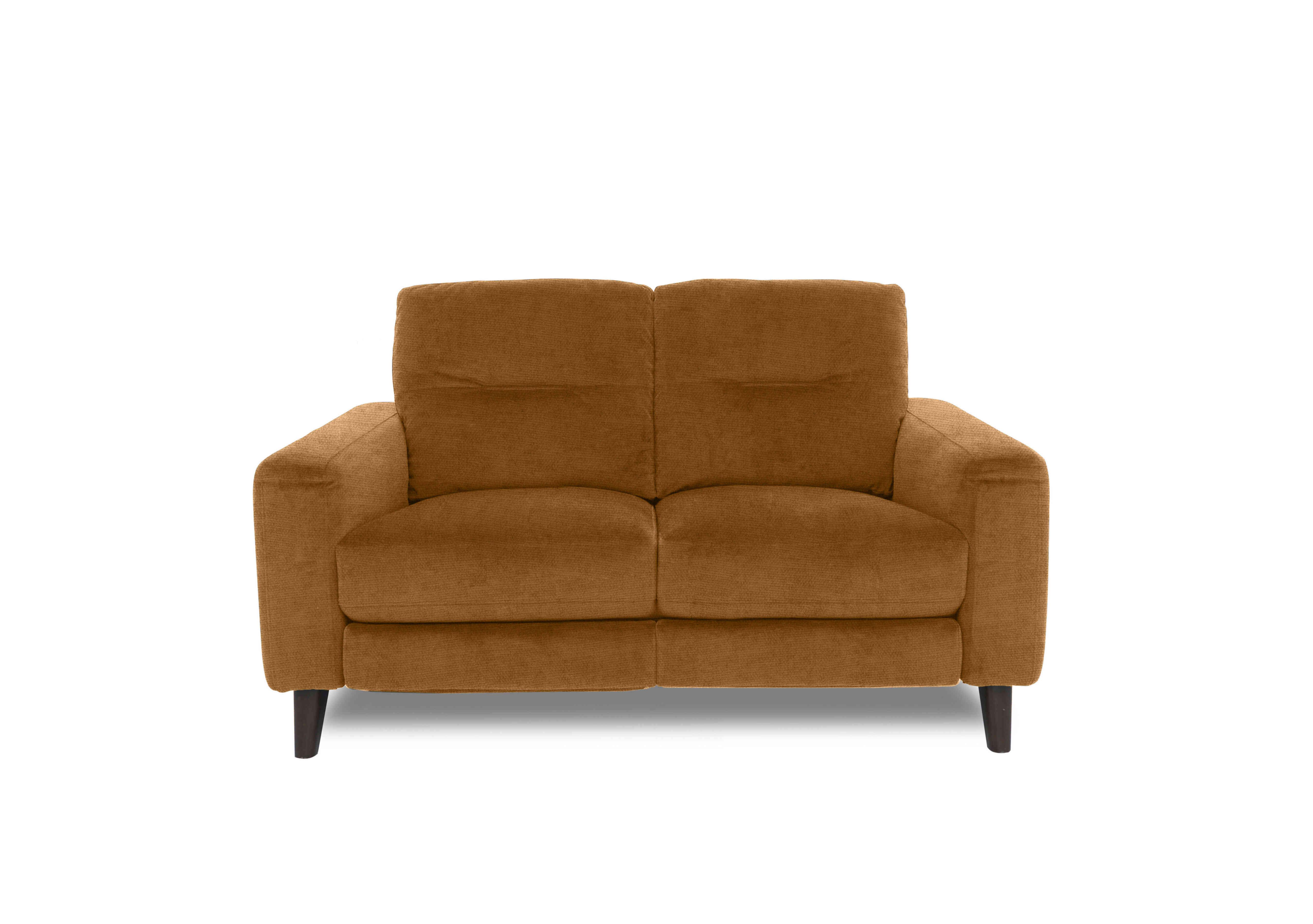 Jules 2 Seater Fabric Sofa in Fab-Coe-R272 Honey Yellow on Furniture Village