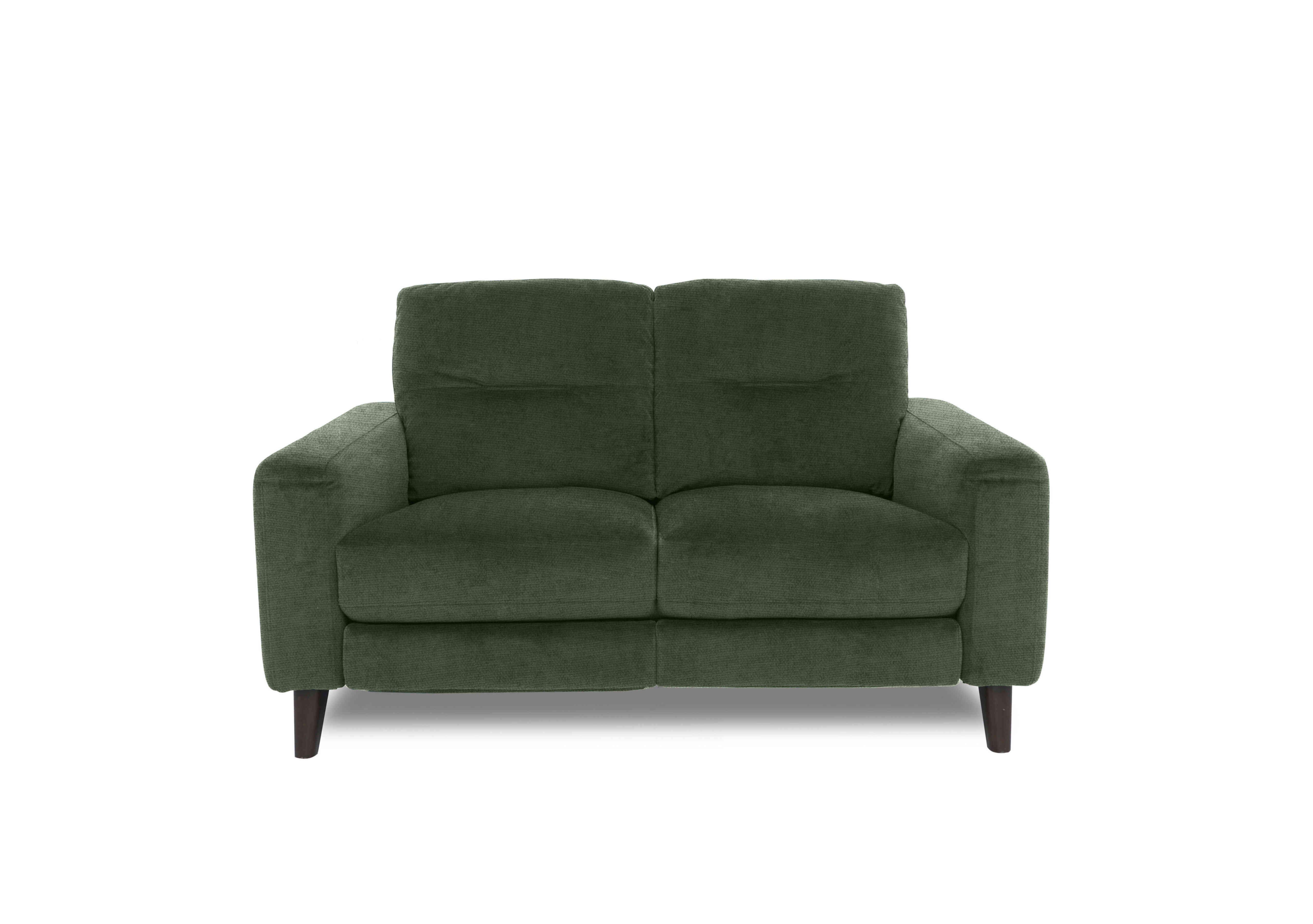 Jules 2 Seater Fabric Sofa in Fab-Coe-R801 Olive Green on Furniture Village