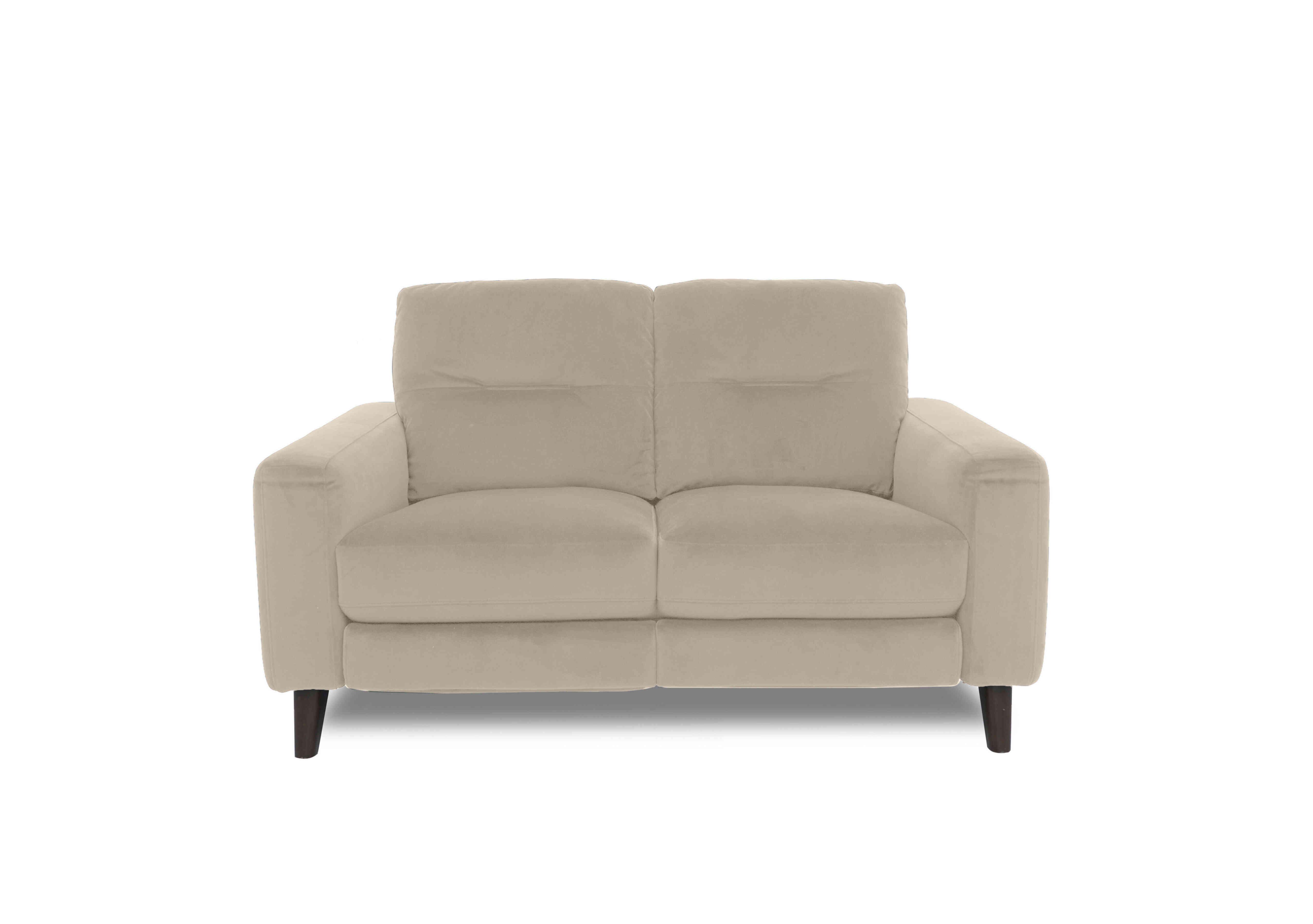 Jules 2 Seater Fabric Sofa in Fab-Meg-R32 Light Khaki on Furniture Village