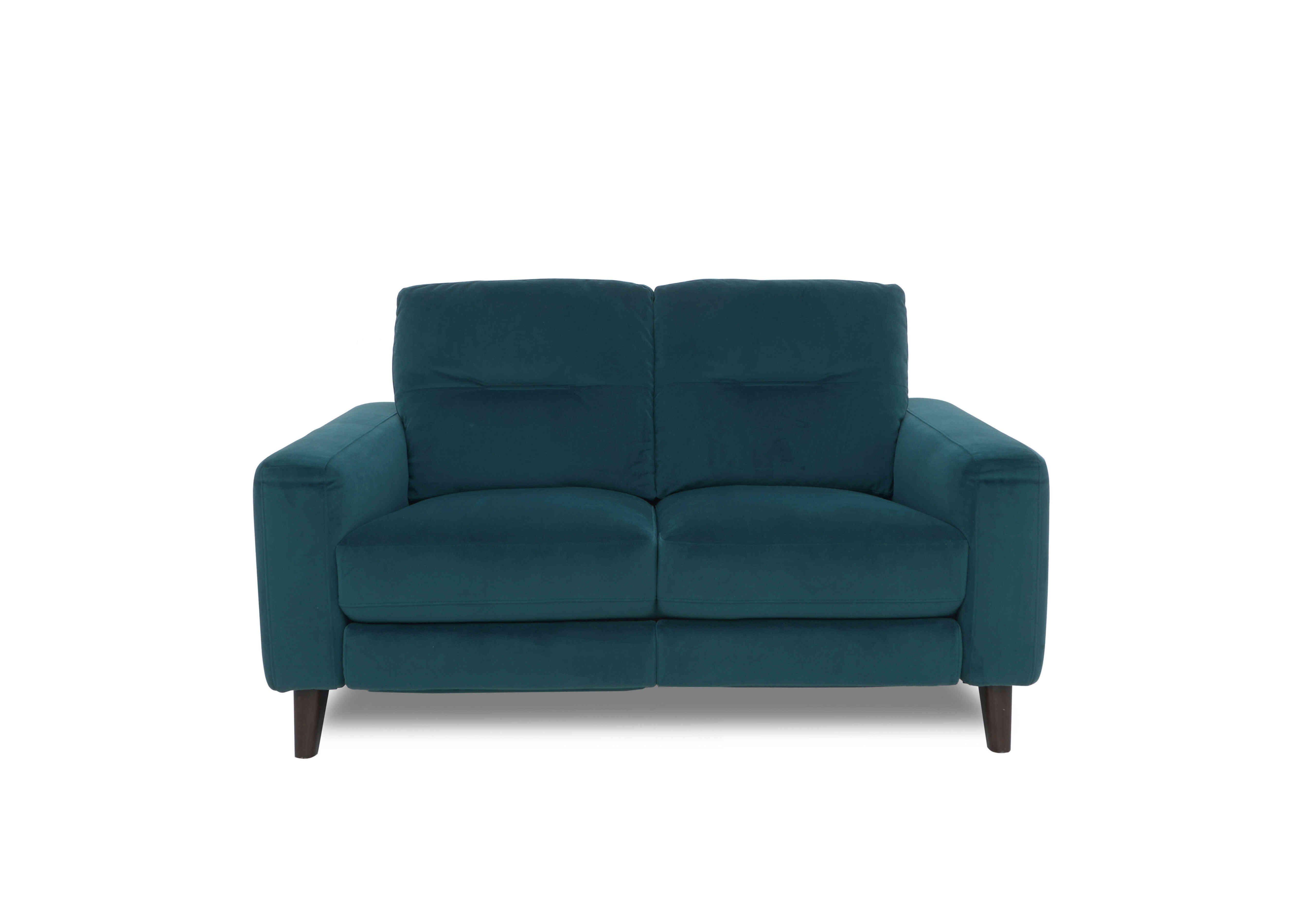 Jules 2 Seater Fabric Sofa in Fab-Meg-R36 Lake Green on Furniture Village