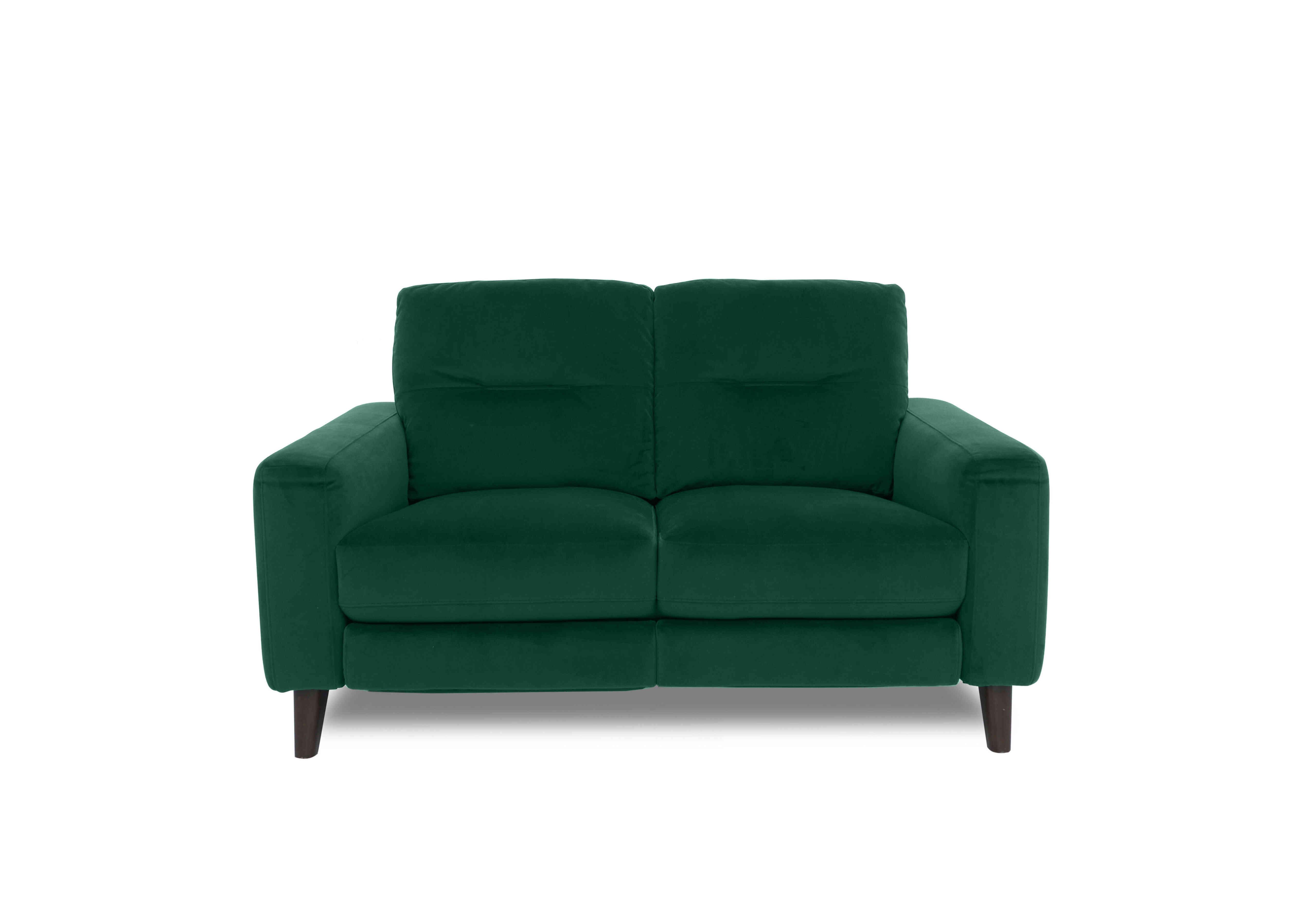 Jules 2 Seater Fabric Sofa in Fab-Meg-R37 Emerald Green on Furniture Village