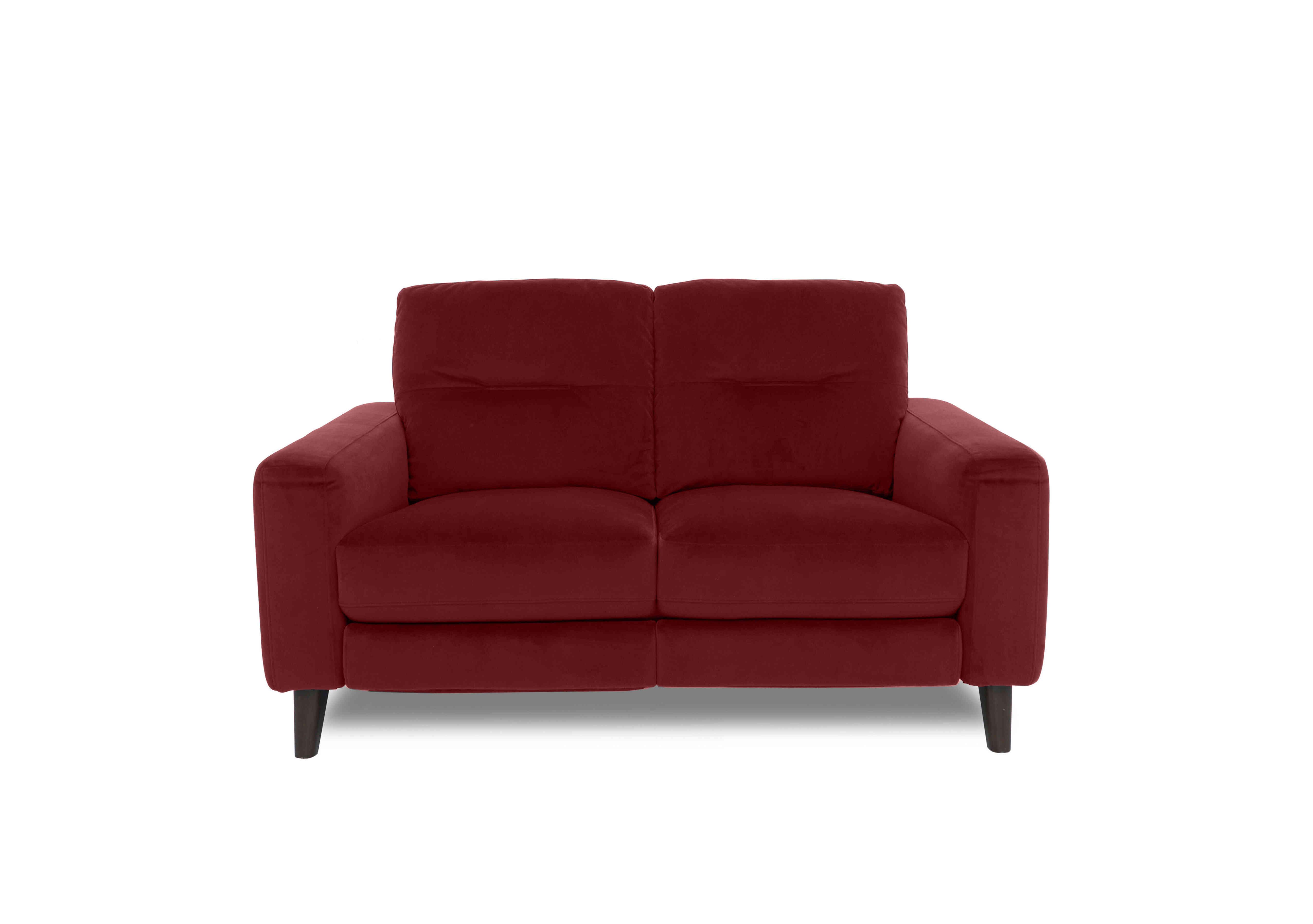 Jules 2 Seater Fabric Sofa in Fab-Meg-R65 Burgundy on Furniture Village