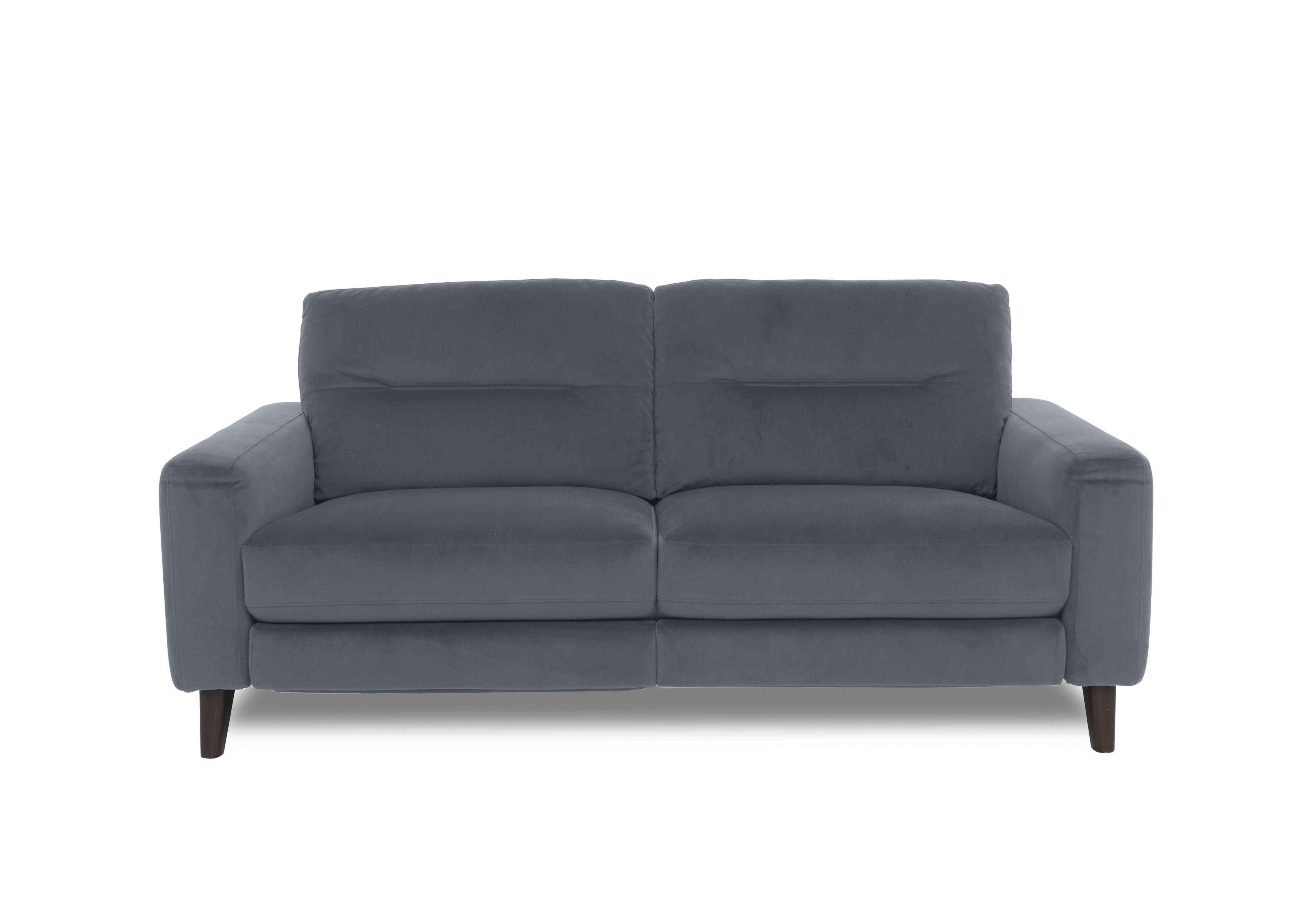Jules 3 Seater Fabric Sofa in Fab-Meg-R20 Pewter on Furniture Village