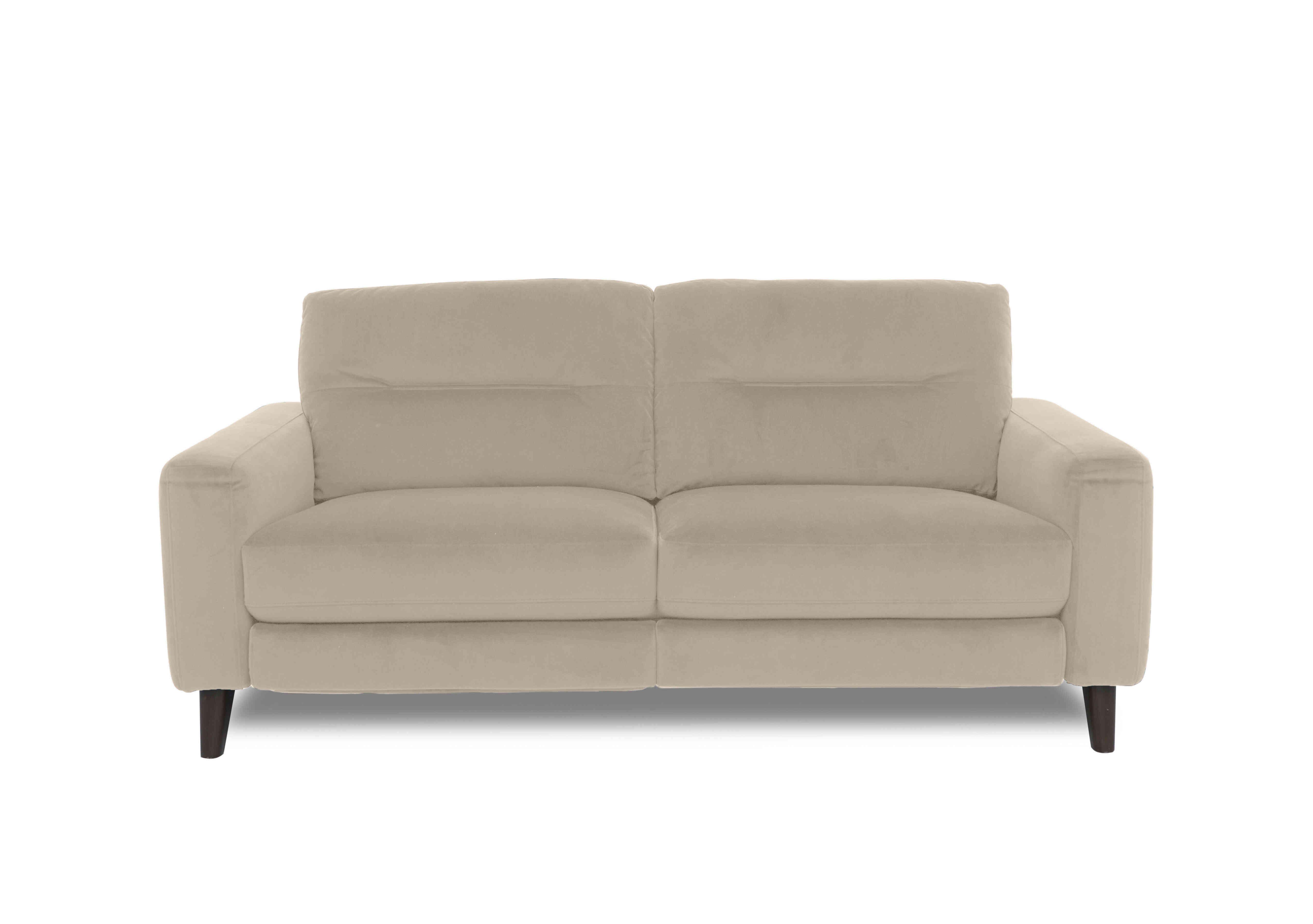 Jules 3 Seater Fabric Sofa in Fab-Meg-R32 Light Khaki on Furniture Village