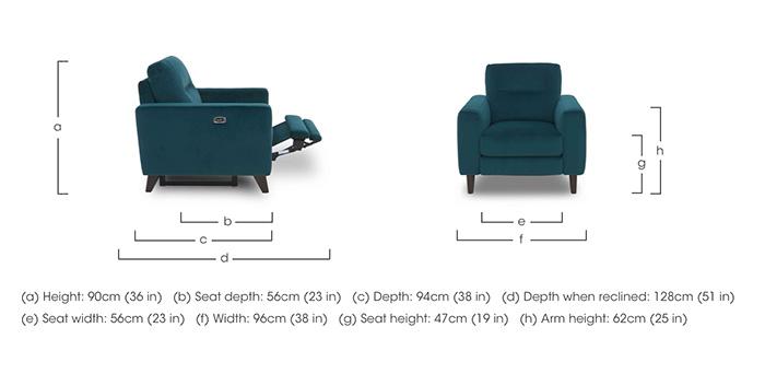 Jules Fabric Chair in  on Furniture Village