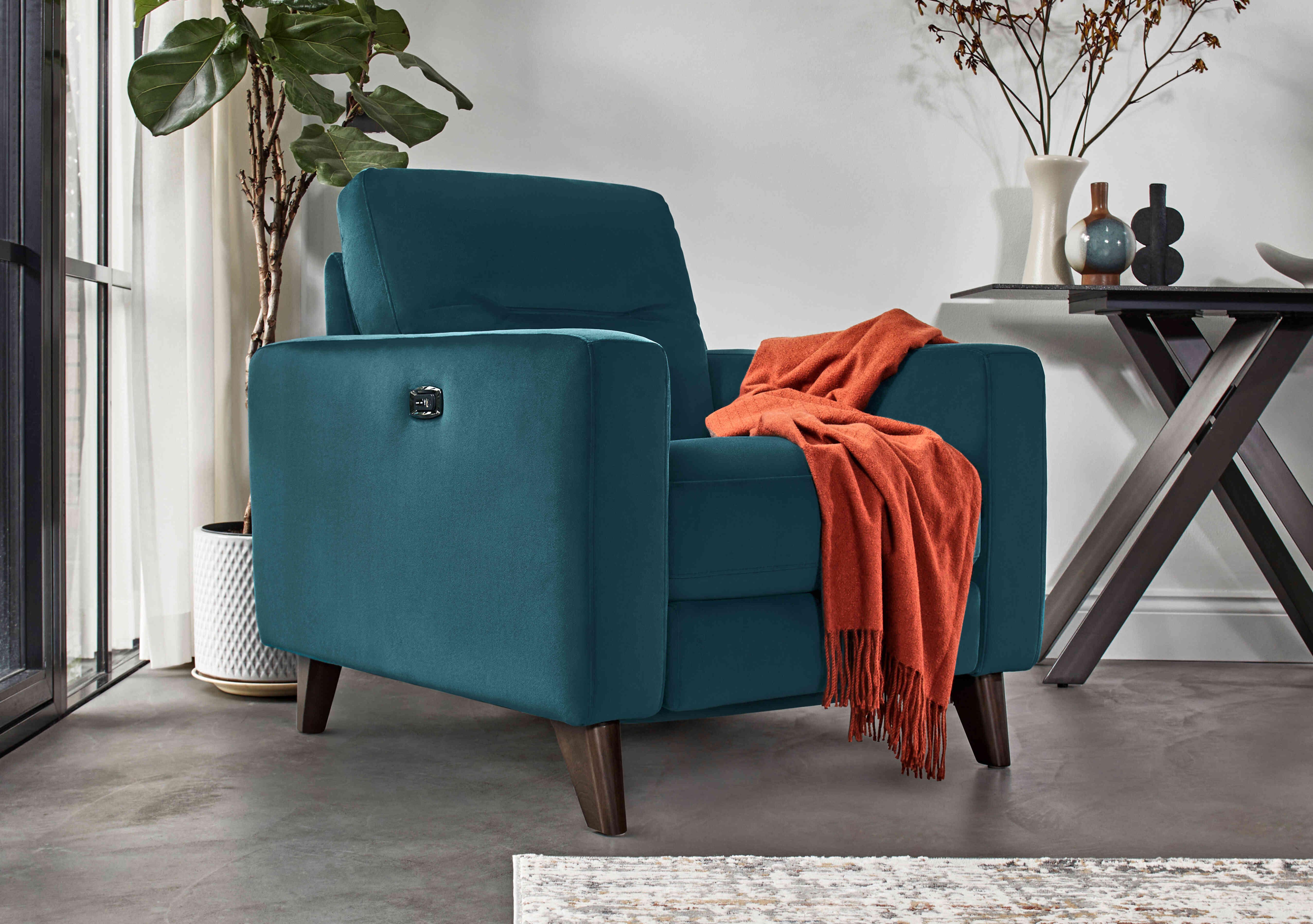 Jules Fabric Chair in  on Furniture Village