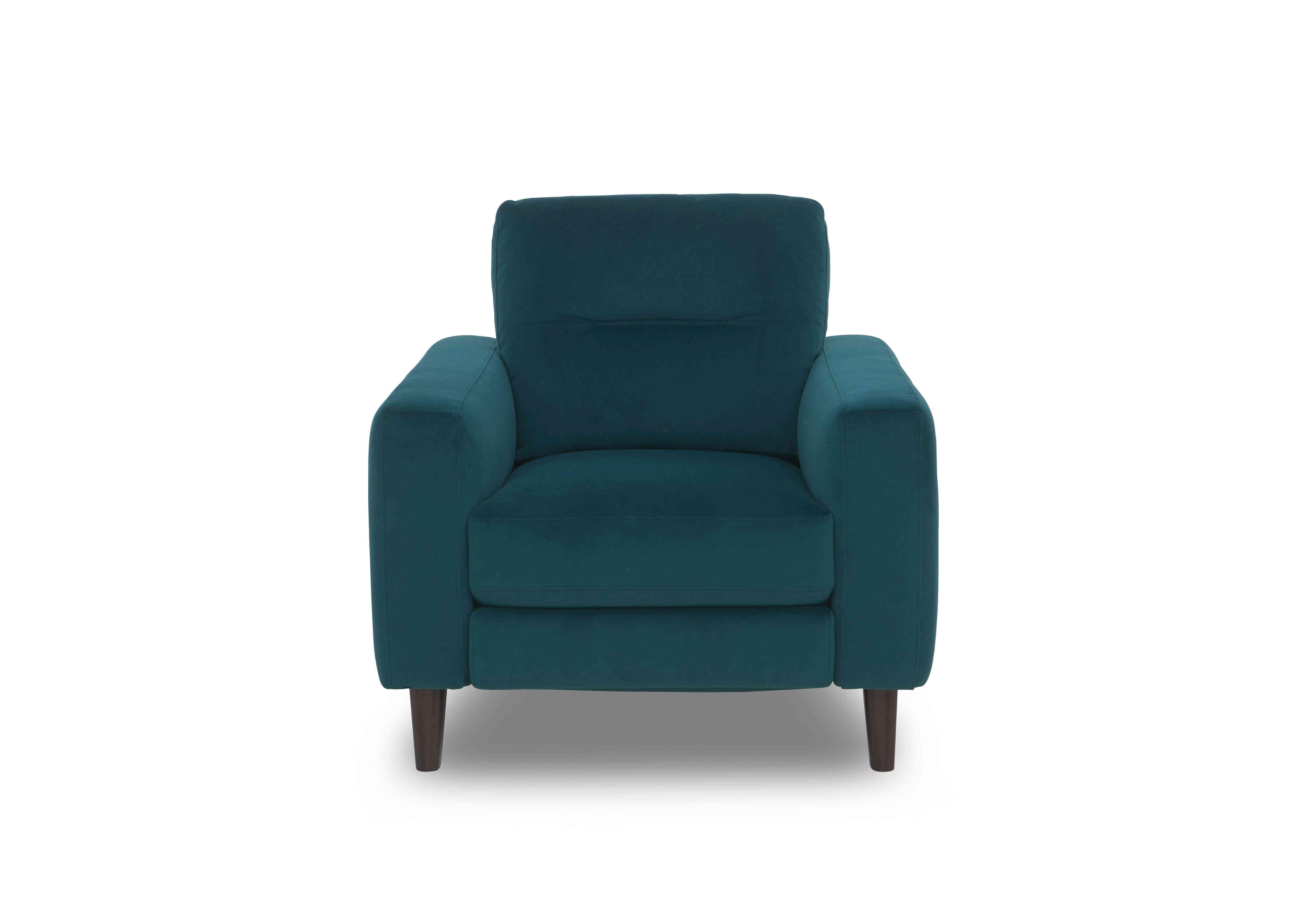 Jules Fabric Chair in Fab-Meg-R36 Lake Green on Furniture Village