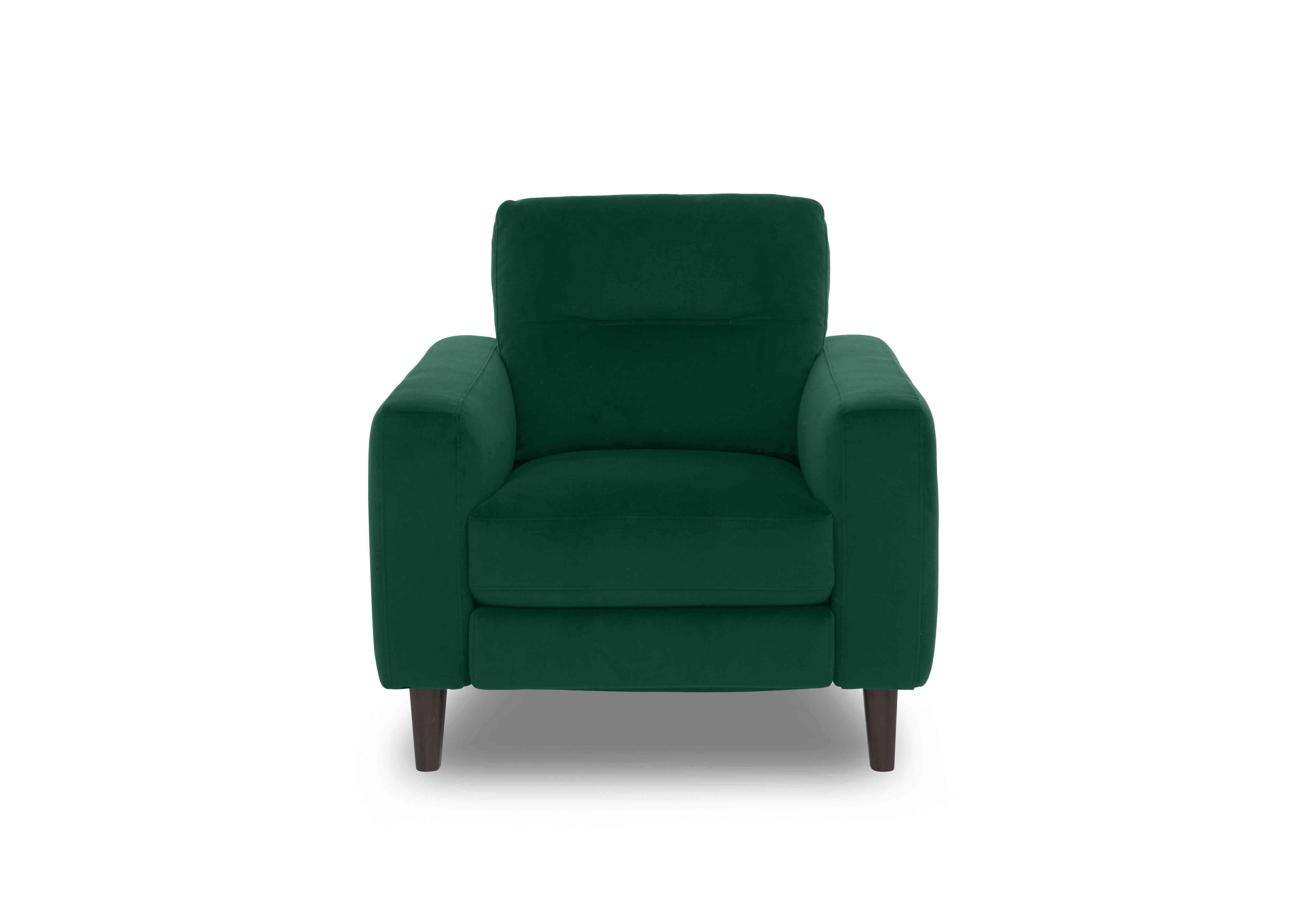 Jules Fabric Chair in Fab-Meg-R37 Emerald Green on Furniture Village