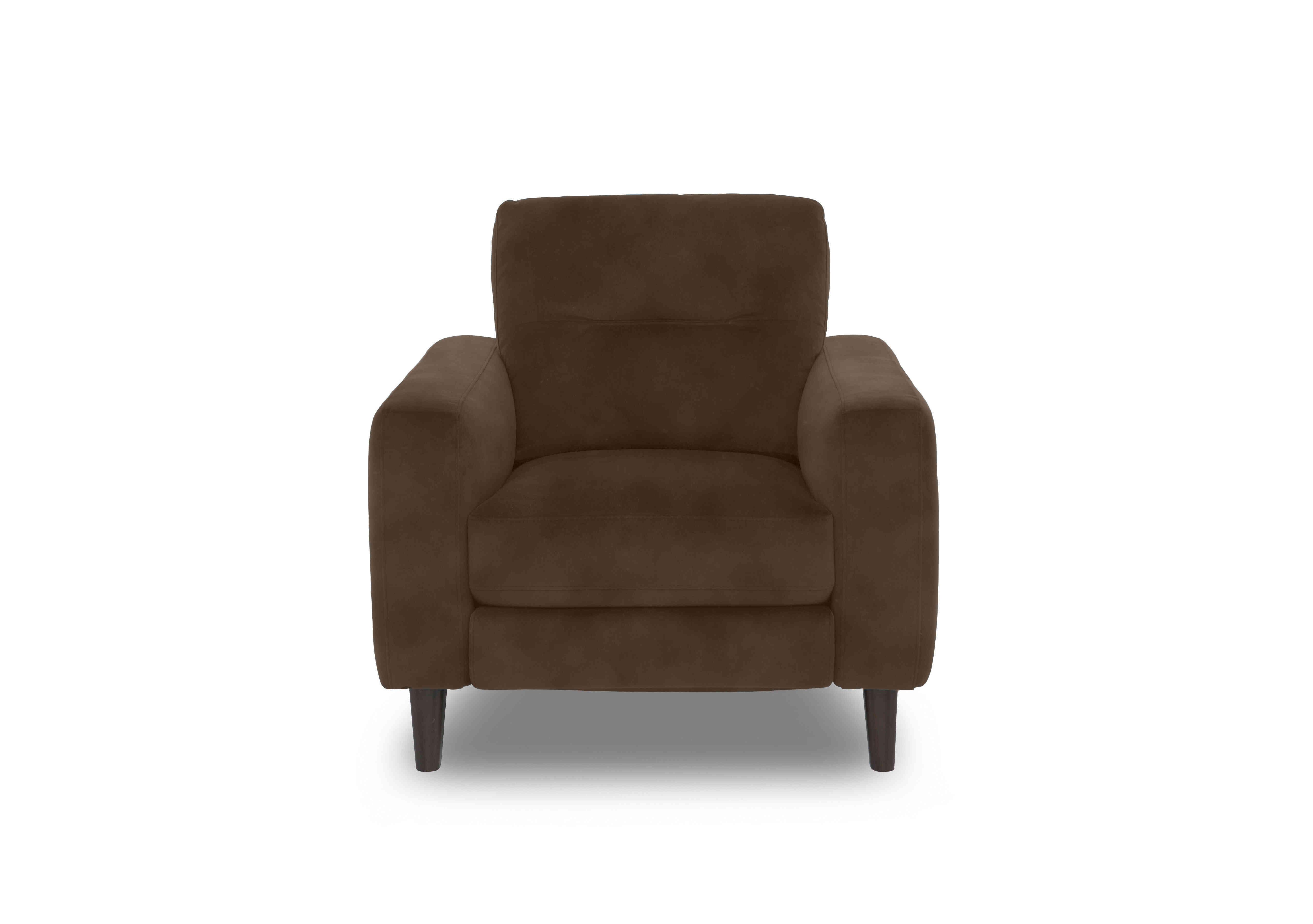 Jules Fabric Chair in Sfa-Pey-R04 Dark Chocolate on Furniture Village