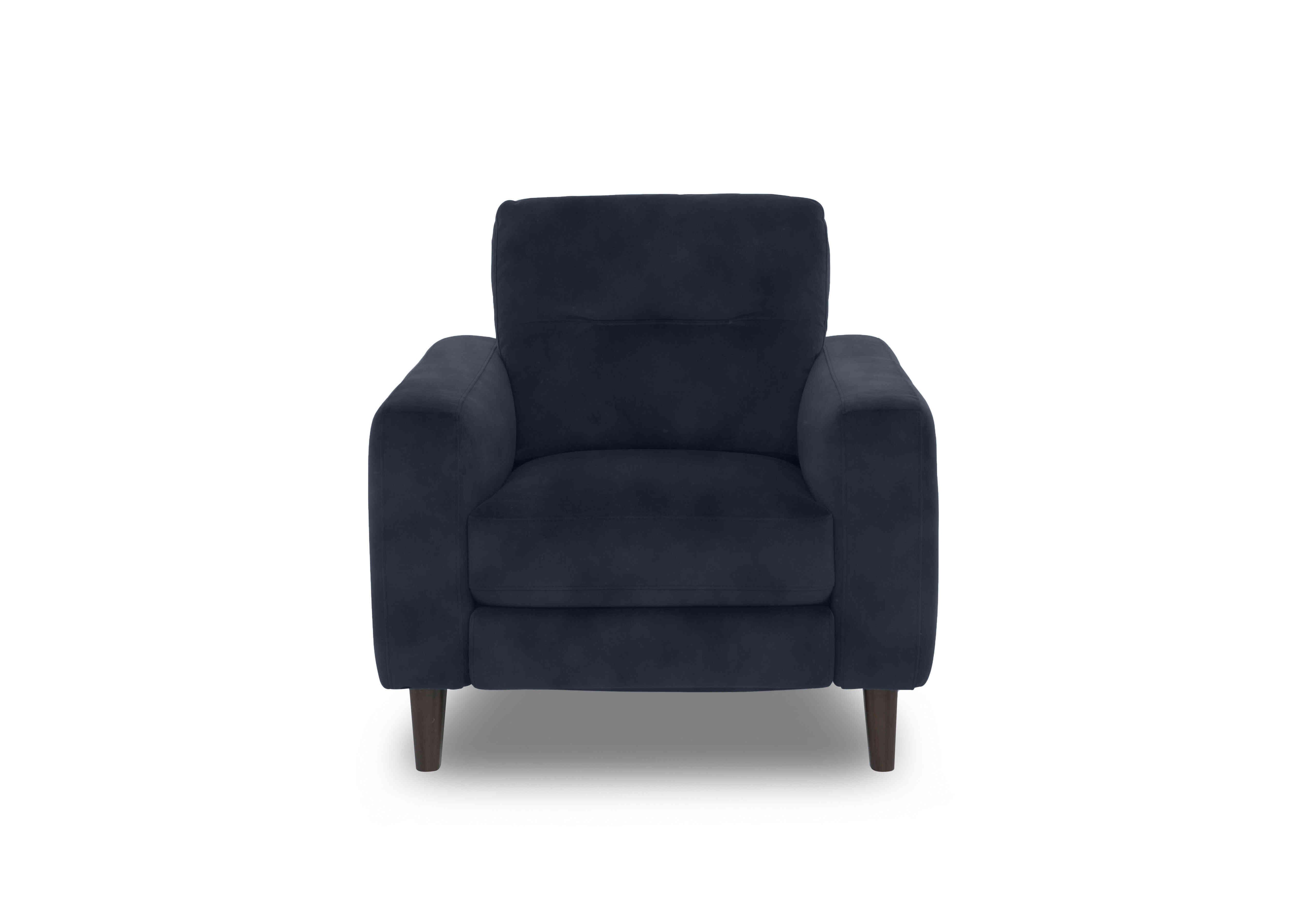 Jules Fabric Chair in Sfa-Pey-R15 Navy Blue on Furniture Village