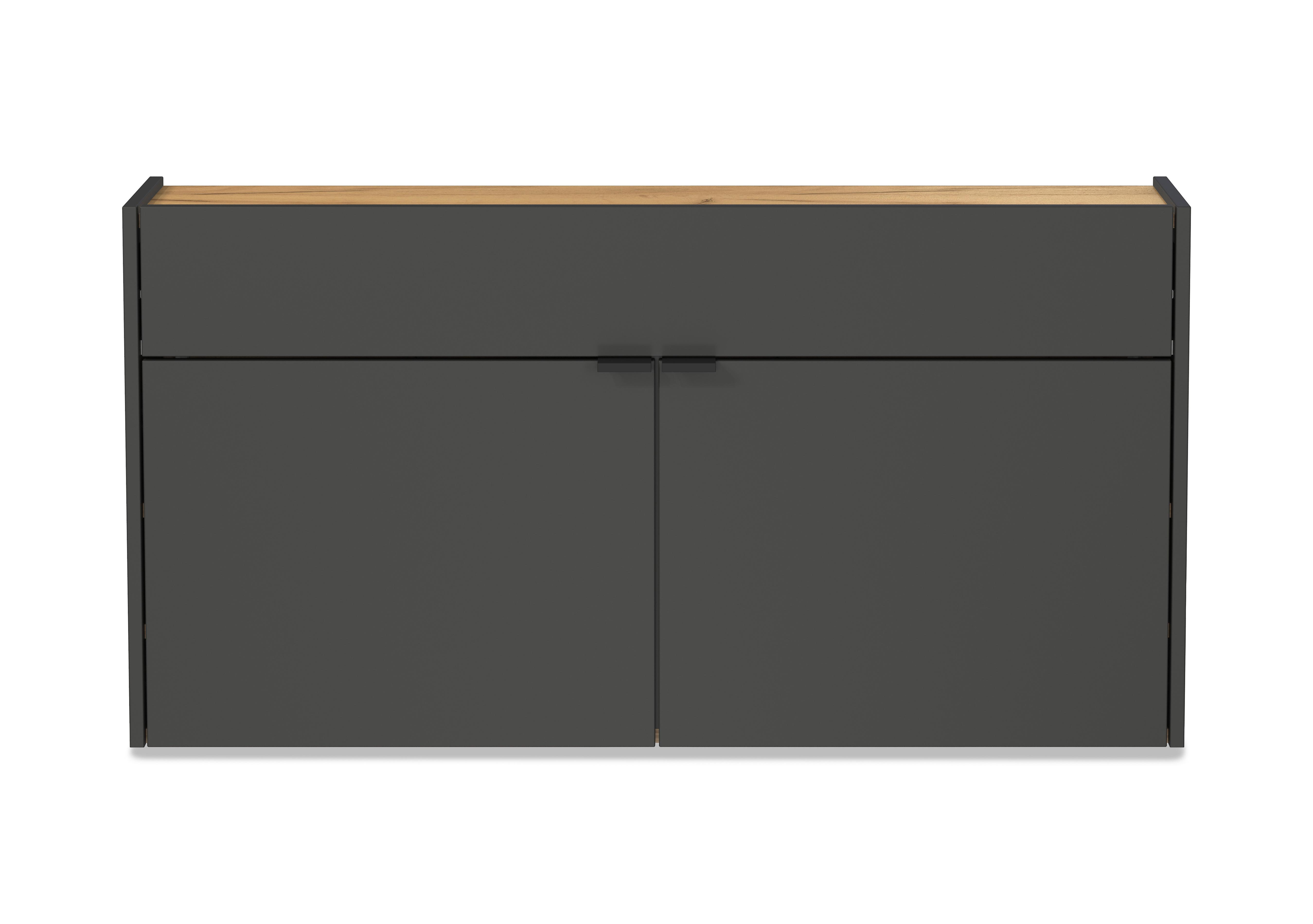Ameca Wide Multipurpose Cabinet in Graphite Oak on Furniture Village