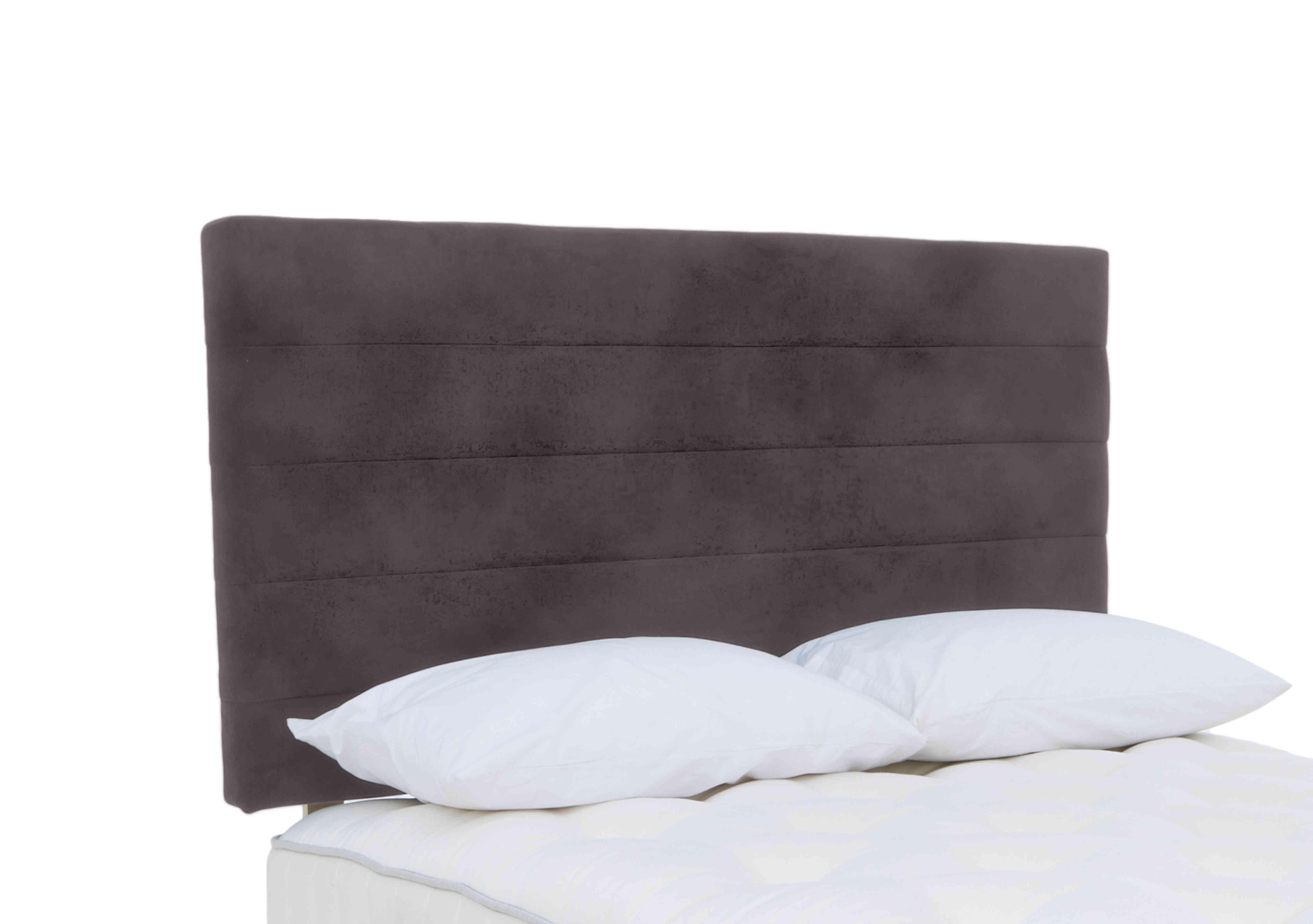 Hazel Strutted Headboard in Lovely Asphalt on Furniture Village