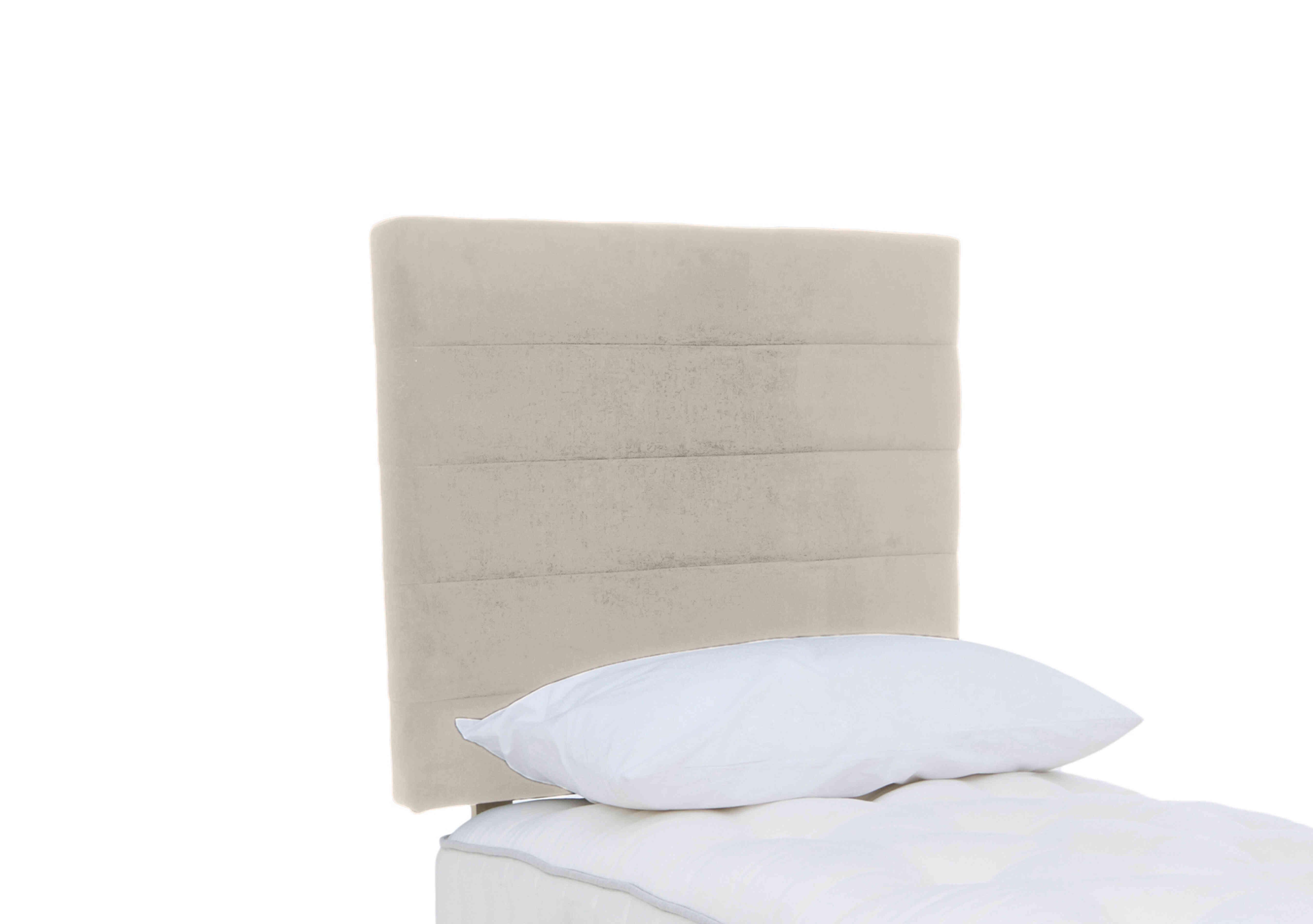 Hazel Strutted Headboard in Seven Ivory on Furniture Village