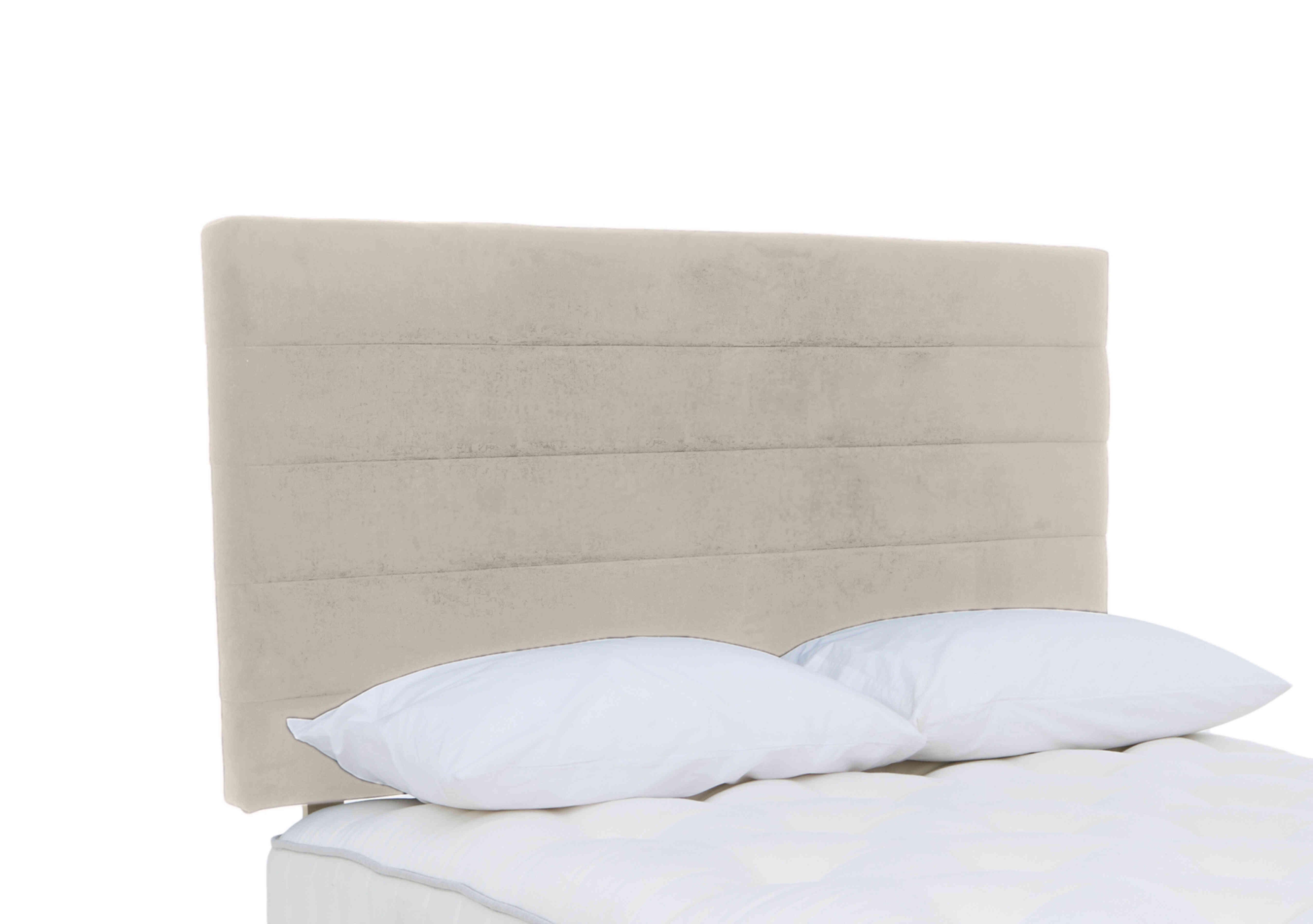 Hazel Strutted Headboard in Seven Ivory on Furniture Village