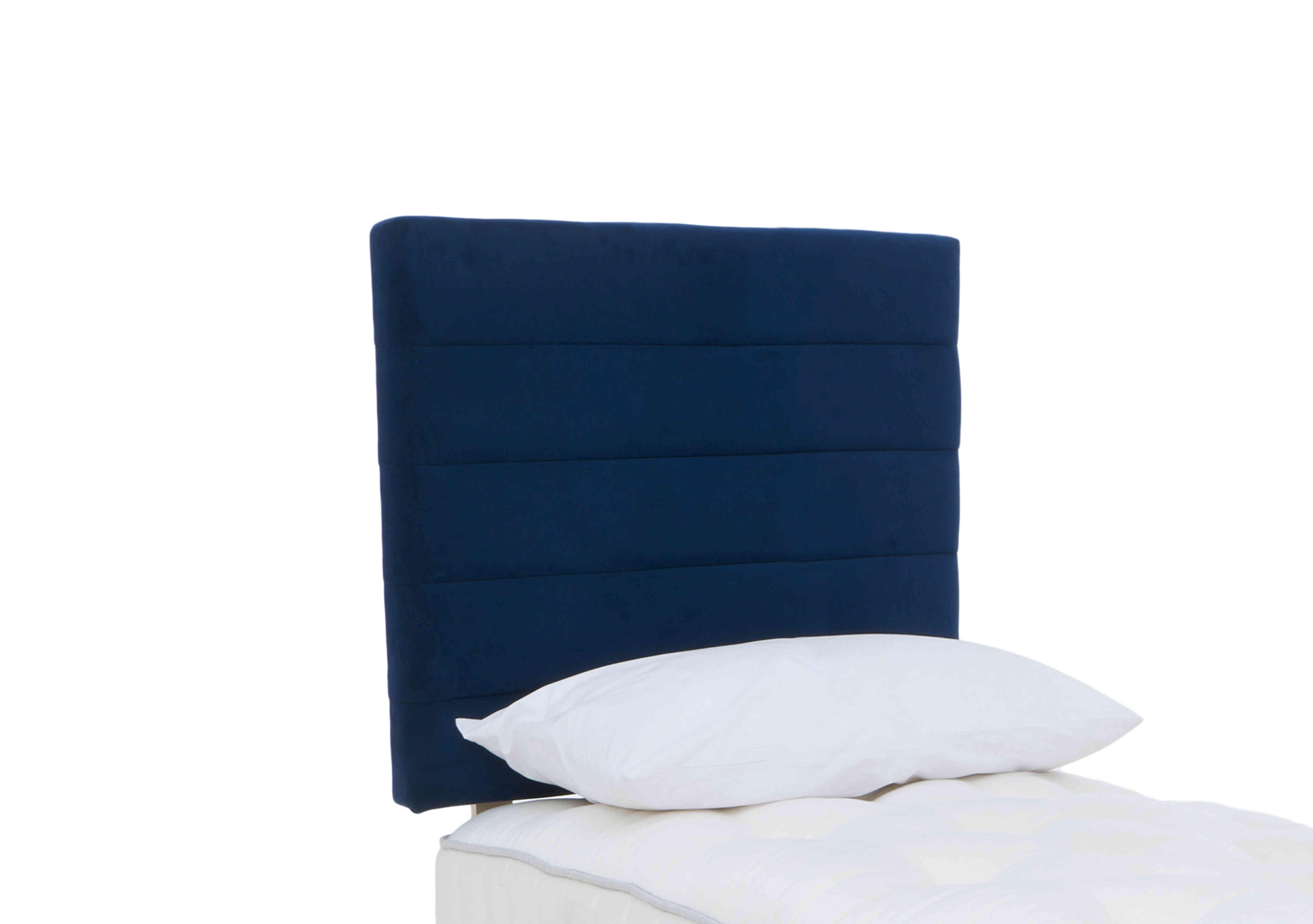Hazel Strutted Headboard in Seven Navy on Furniture Village