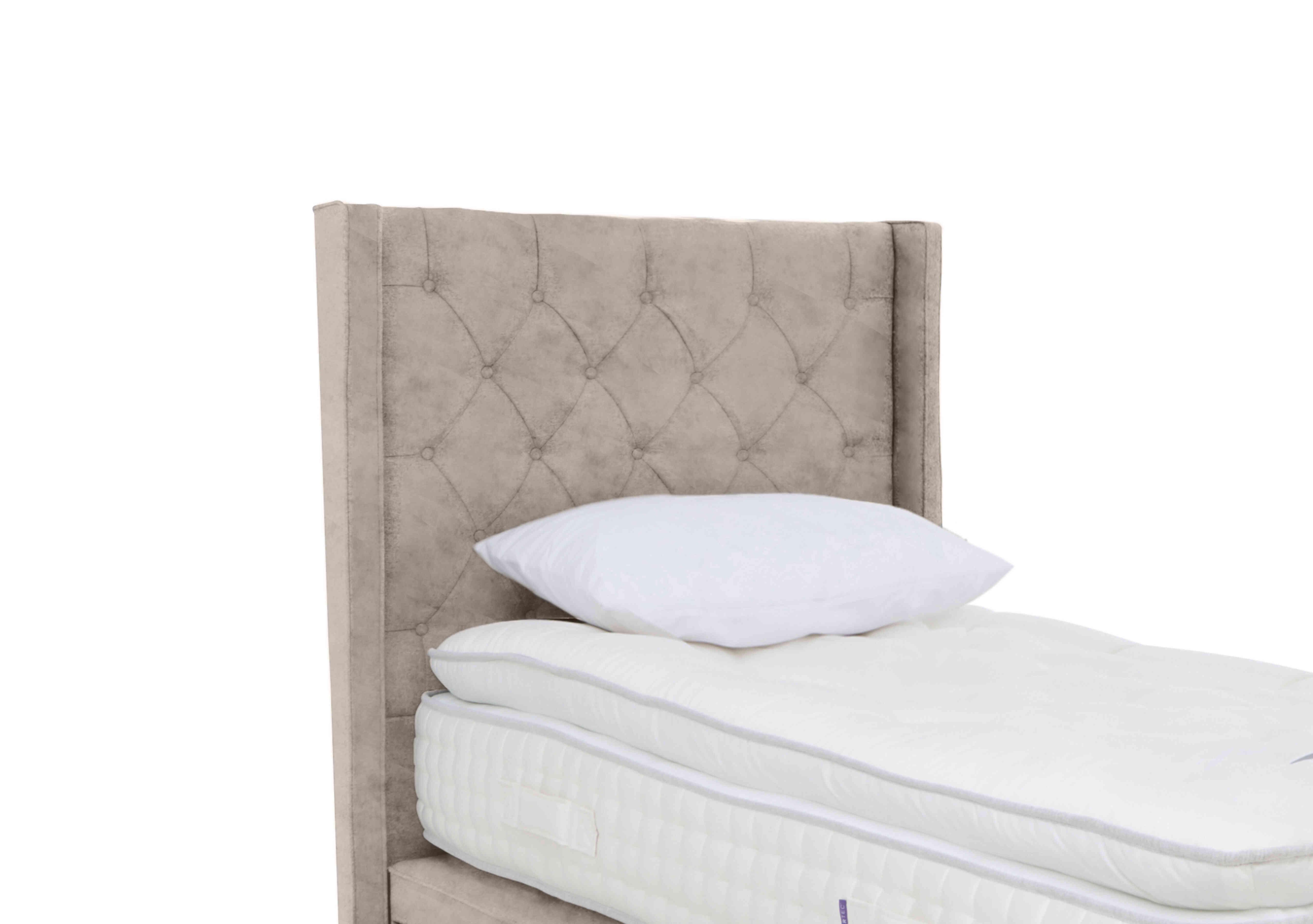 Mulberry Floor Standing Headboard in Opal Vellum on Furniture Village