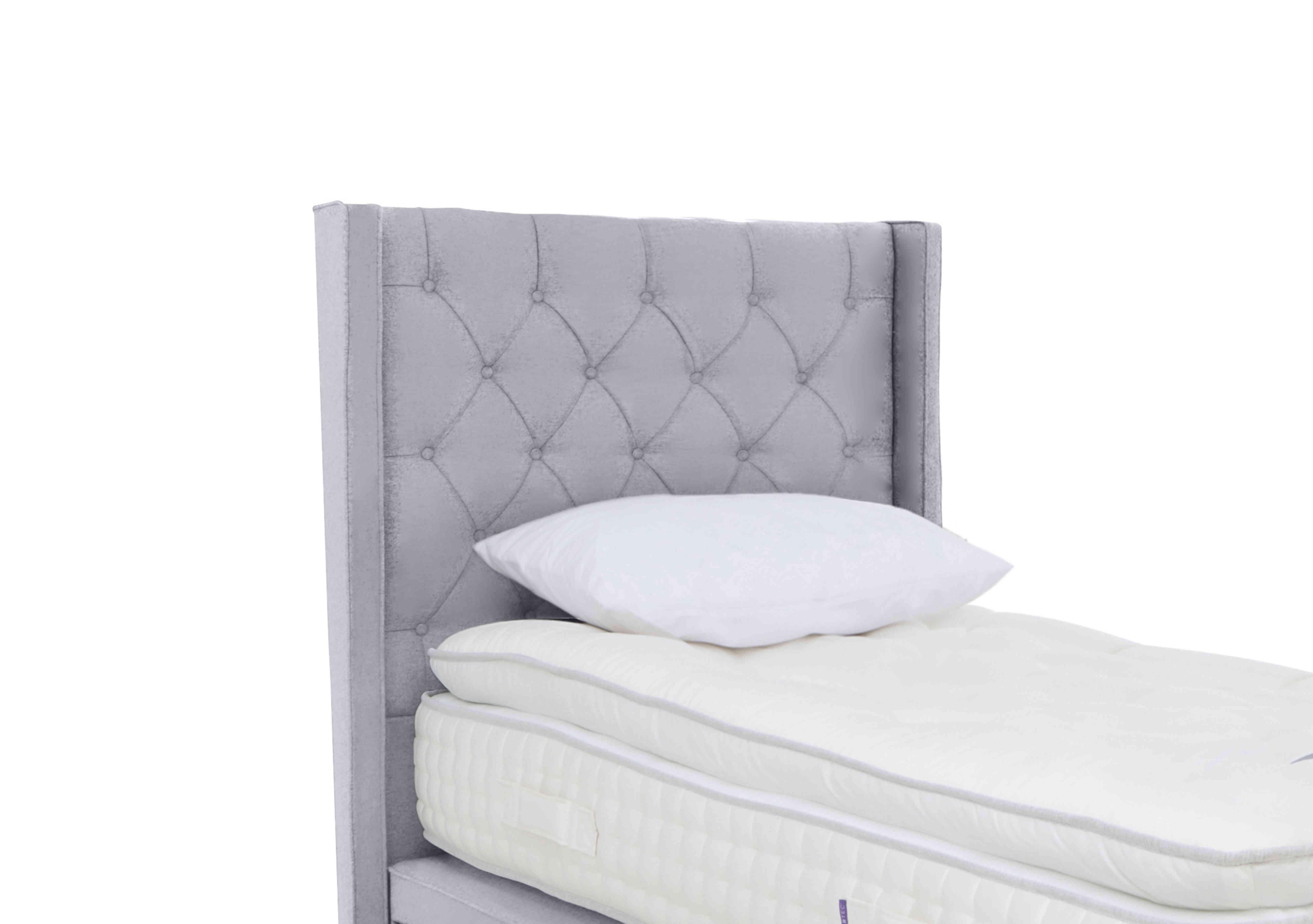 Mulberry Floor Standing Headboard in Seven Lilac on Furniture Village