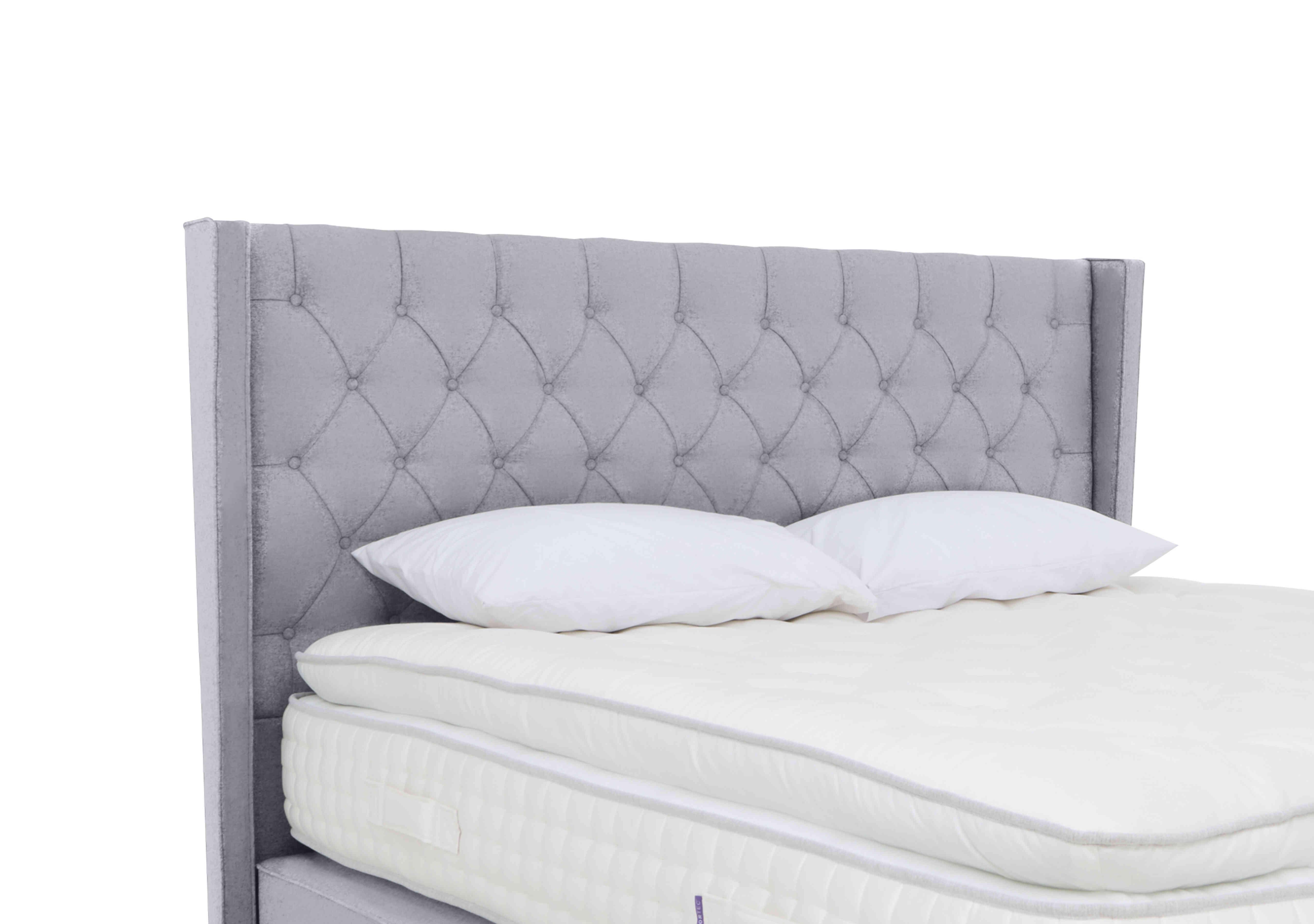 Mulberry Floor Standing Headboard in Seven Lilac on Furniture Village