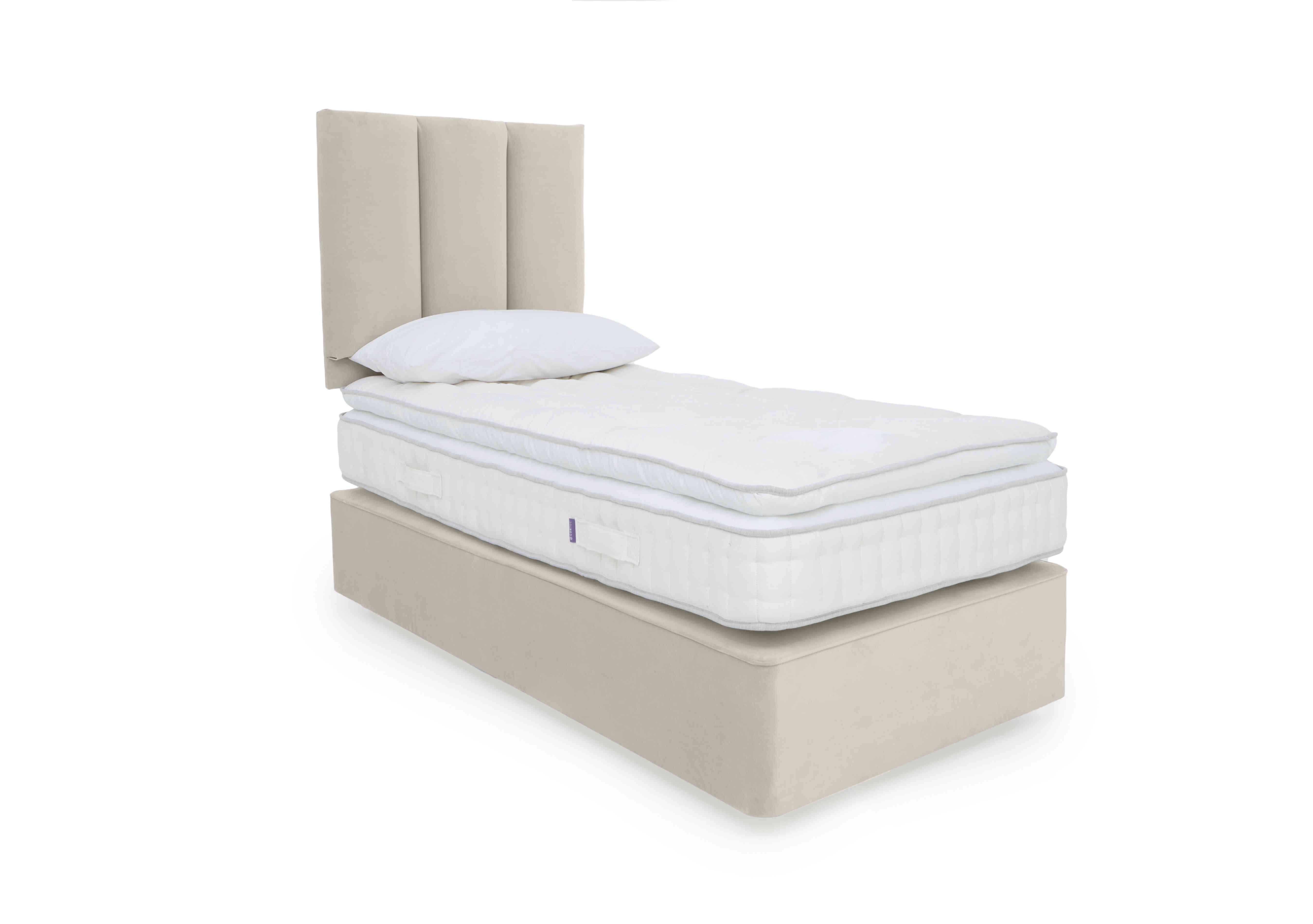 Yorkshire 5K Pillow Top Divan Set in Seven Ivory on Furniture Village