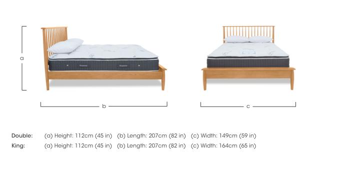Stockholm Low Foot End Bed Frame in  on Furniture Village