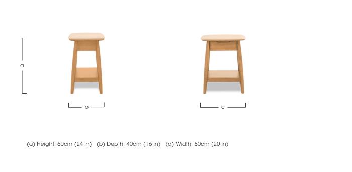Stockholm Nightstand in  on Furniture Village