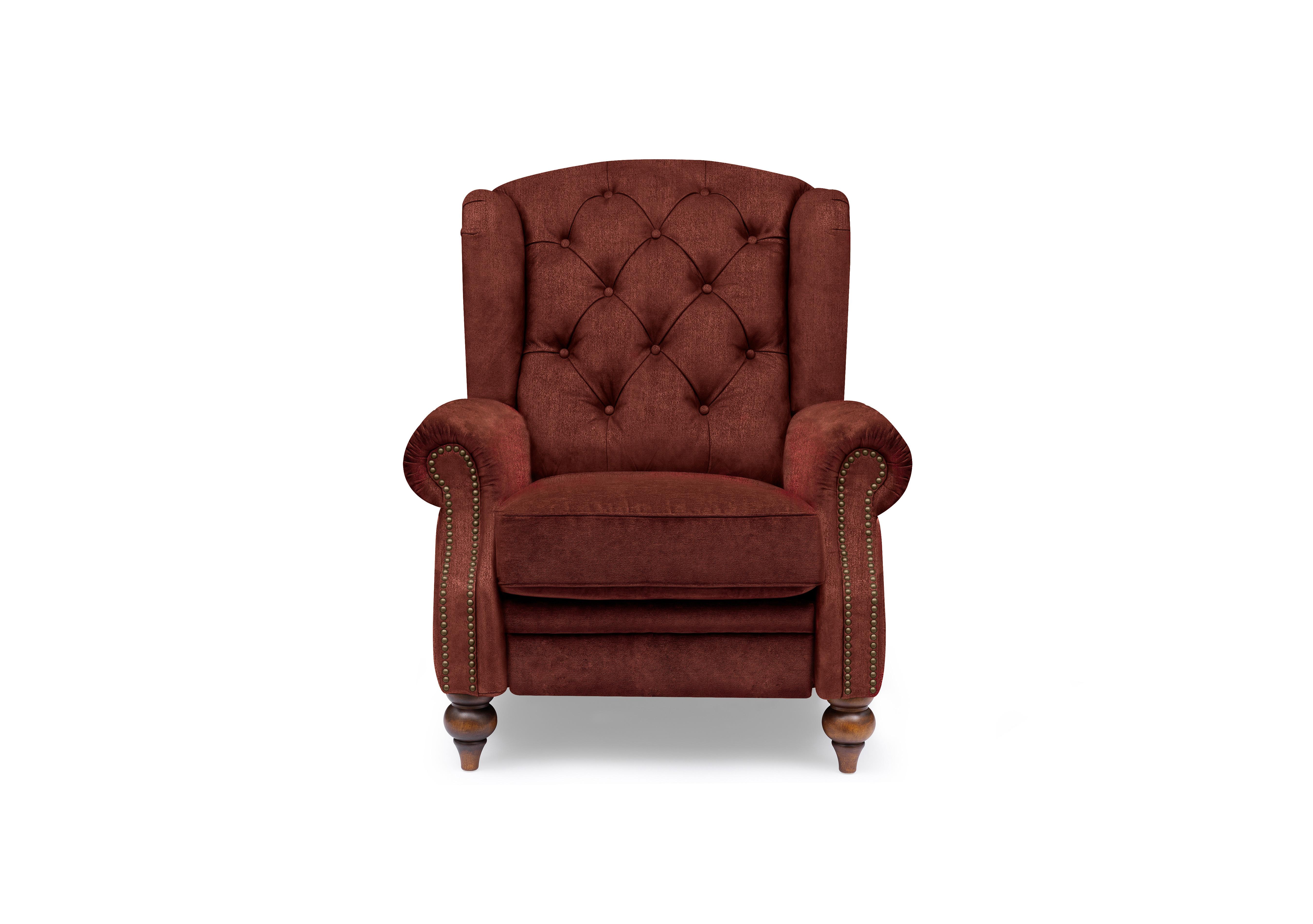 Shackleton Fabric Power Recliner Wing Chair in X3y1-W019 Tawny on Furniture Village
