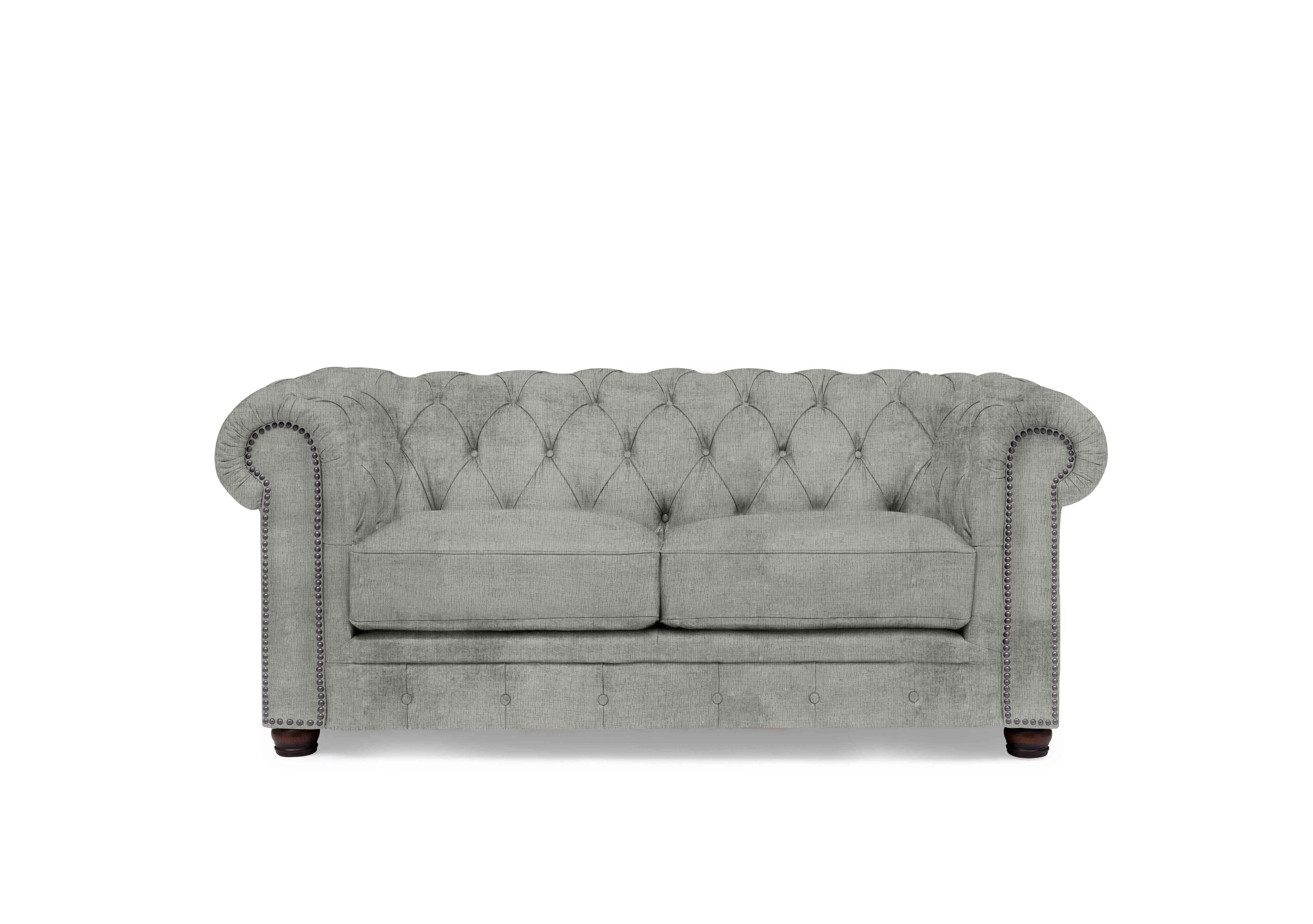 Shackleton 2 Seater Fabric Chesterfield Sofa with USB-C in X1-A622 Doves Tale on Furniture Village