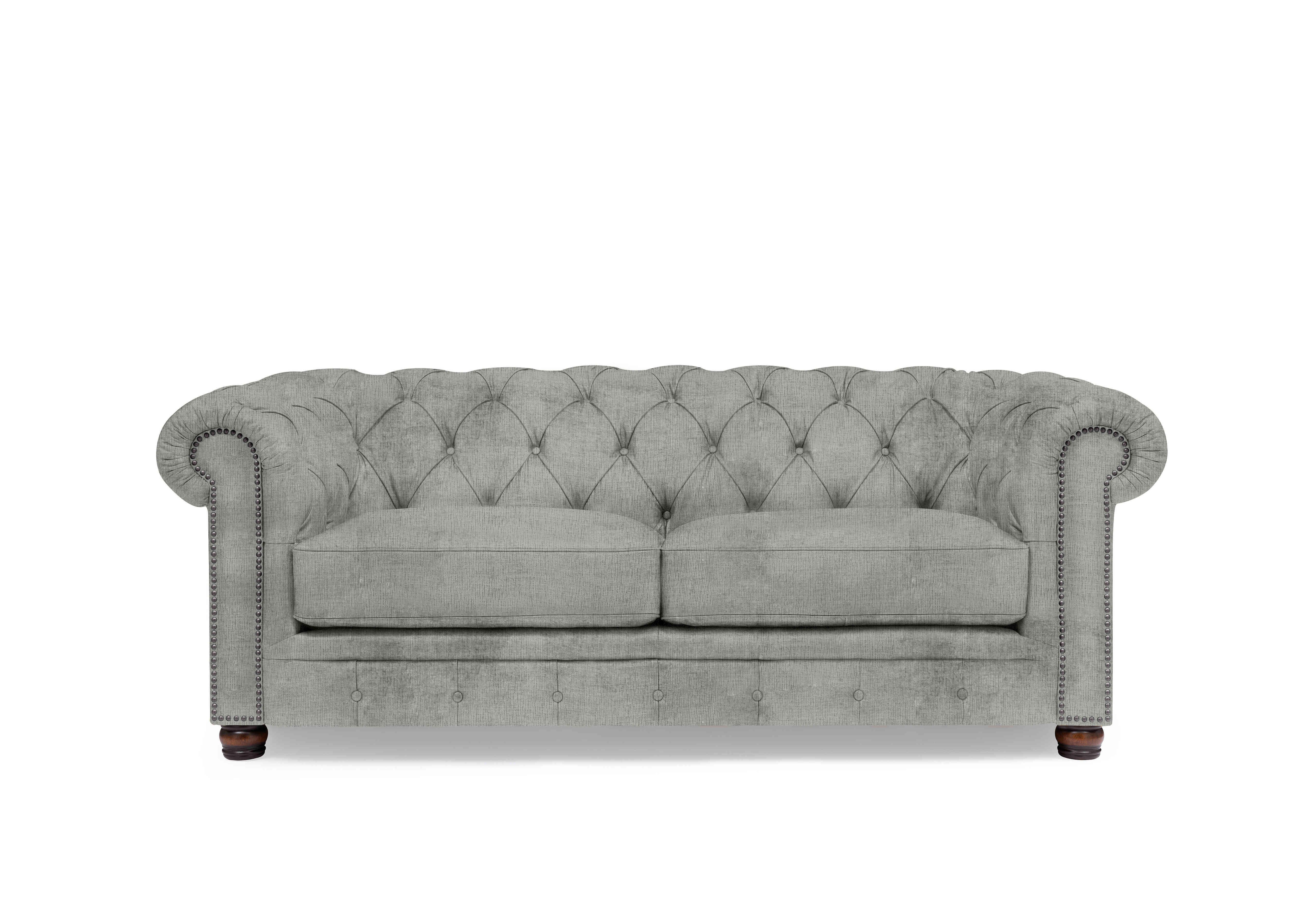 Shackleton 3 Seater Fabric Chesterfield Sofa in X1-A622 Doves Tale on Furniture Village