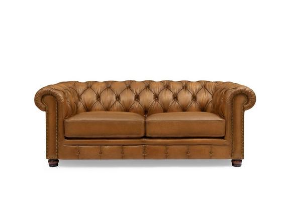 Shackleton Seater Leather Chesterfield Sofa At The Helm - Main Image