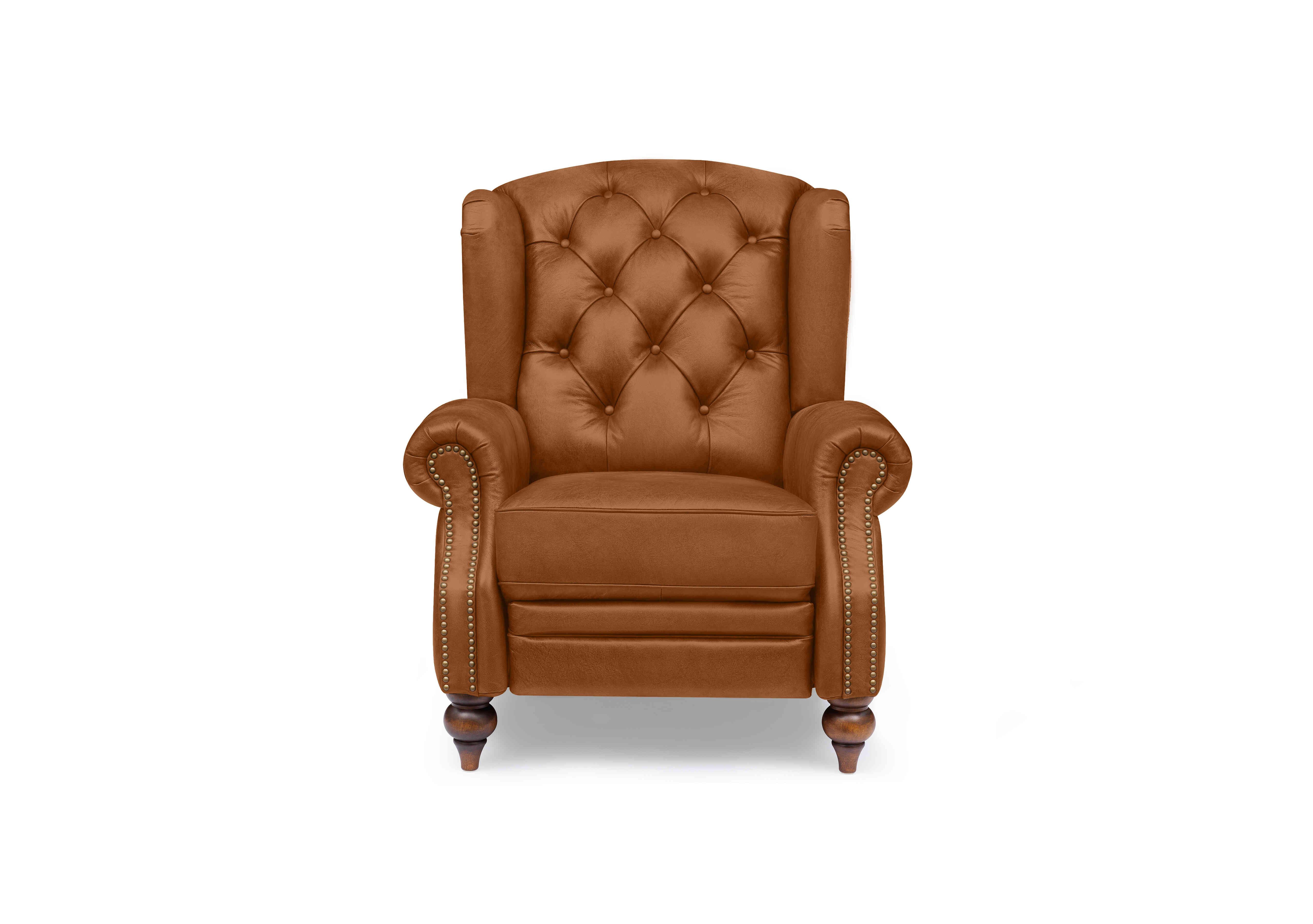 Shackleton Leather Power Recliner Wing Chair in X3-2565ls Windsor Tan on Furniture Village