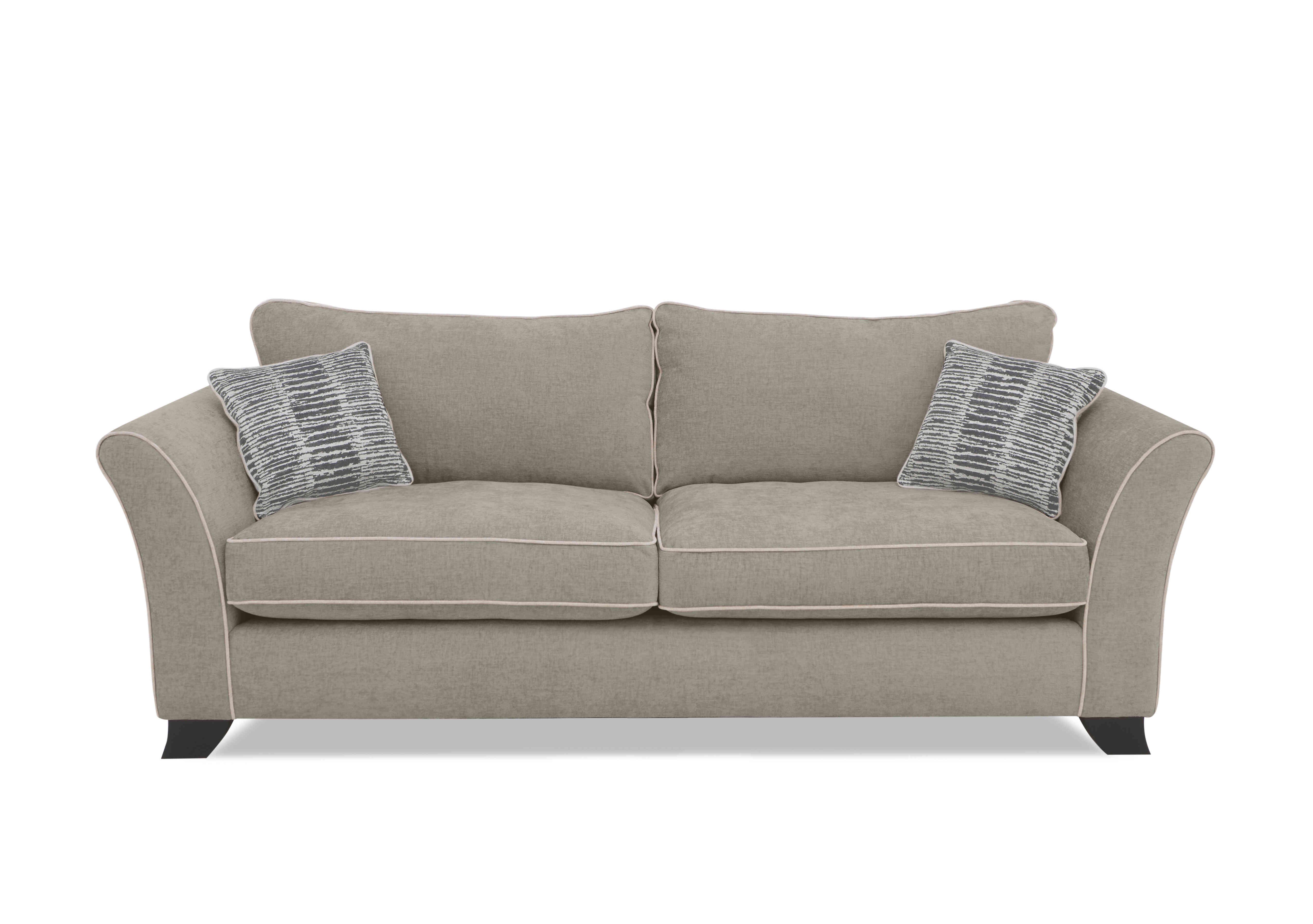 Stellar 4 Seater Classic Back Sofa in Bolero Quill Contrast on Furniture Village