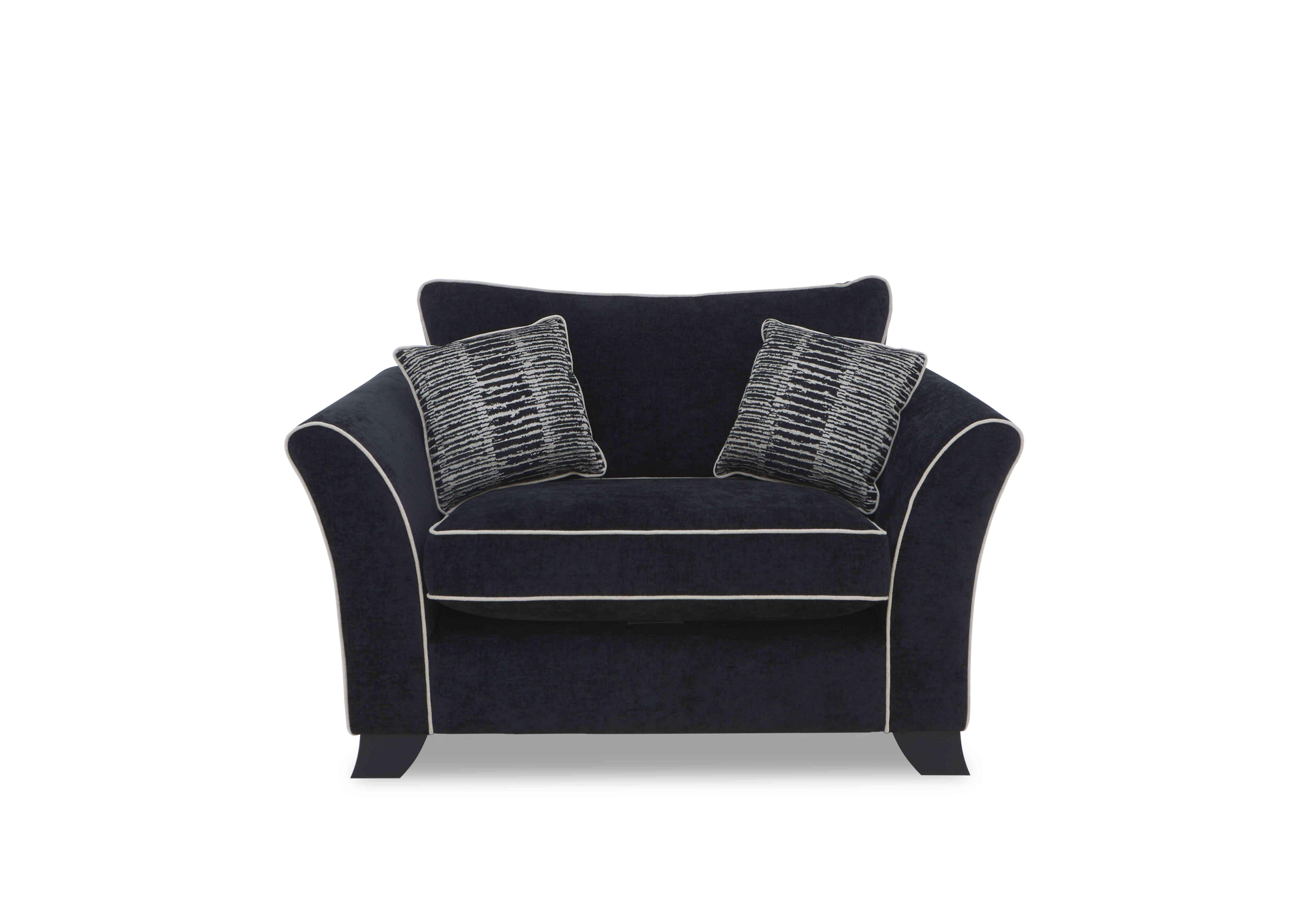 Stellar Classic Back Snuggler Sofa Bed in Bolero Ebony Contrast on Furniture Village