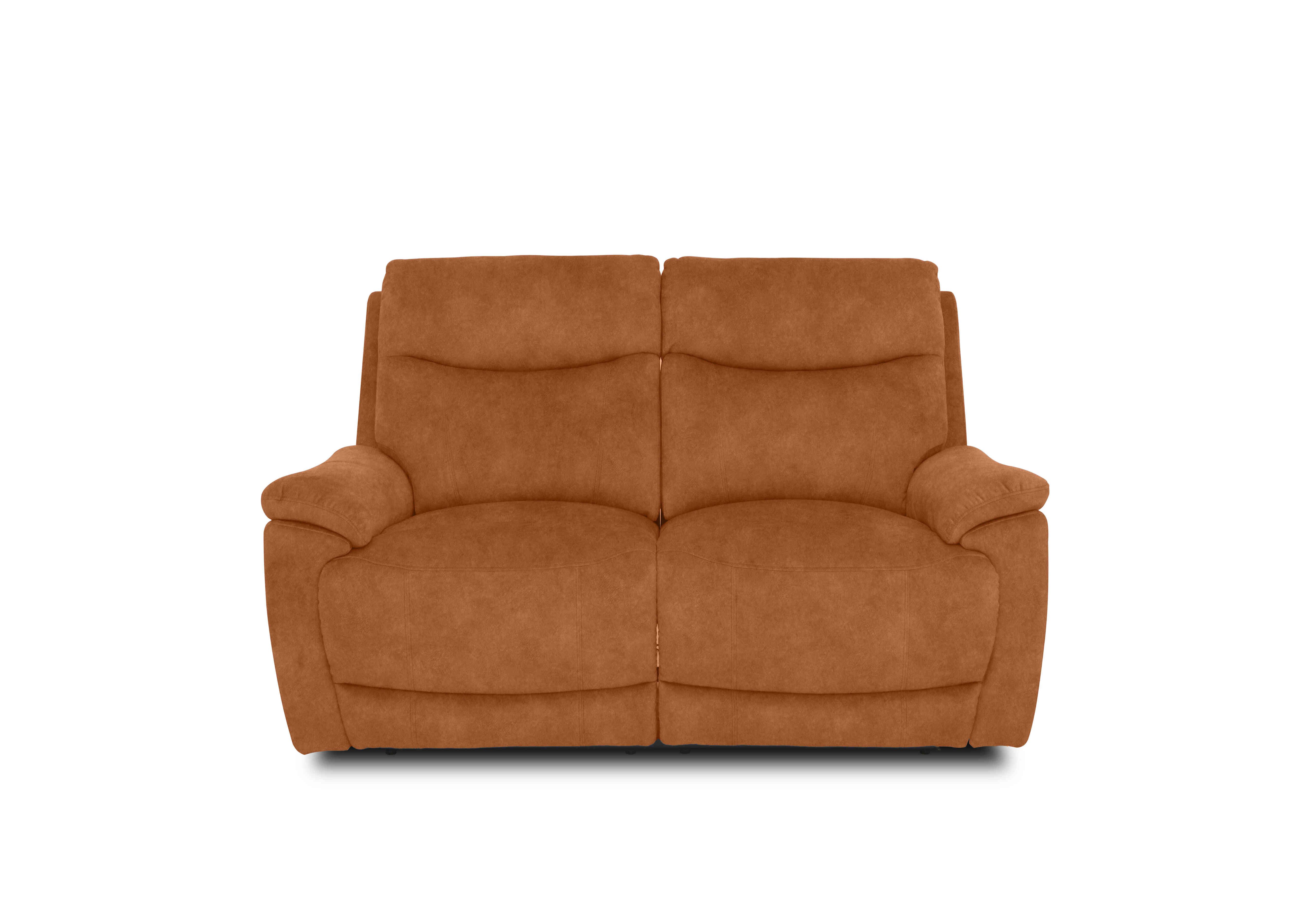 Sloane 2 Seater Fabric Sofa in 43509 Dexter Pumpkin on Furniture Village