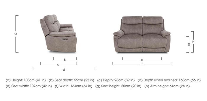 Sloane 2 Seater Fabric Sofa in  on Furniture Village