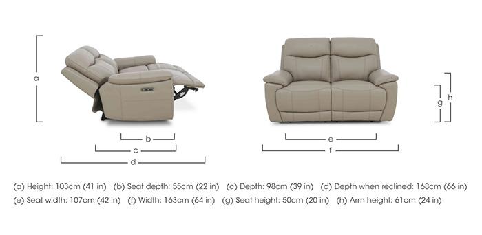 Sloane 2 Seater Leather Sofa in  on Furniture Village