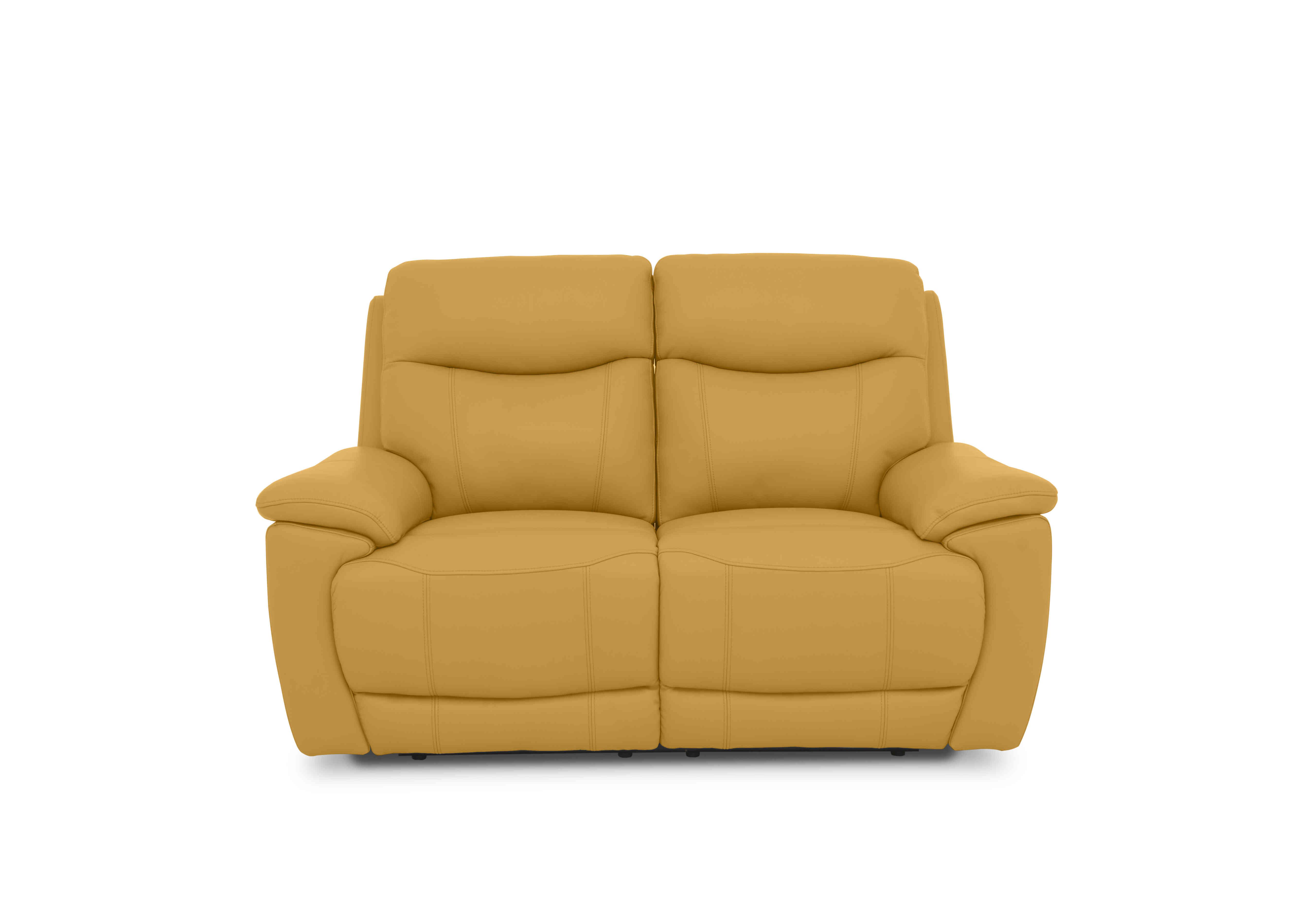 Sloane 2 Seater Leather Sofa in Cat-35/14 Florida Sunburst on Furniture Village