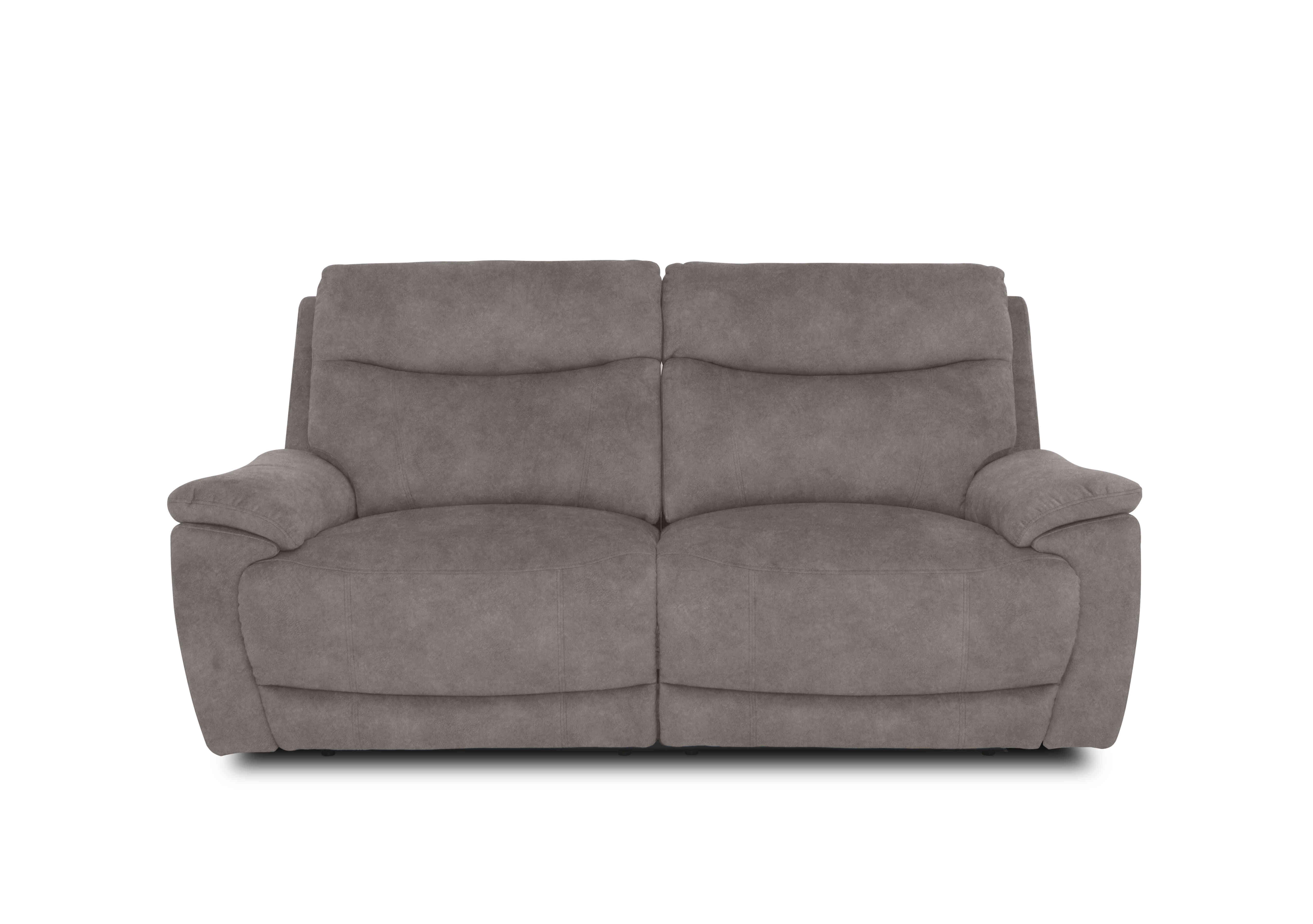 Sloane 3 Seater Fabric Power Recliner Sofa in 43504 Dexter Mocha on Furniture Village