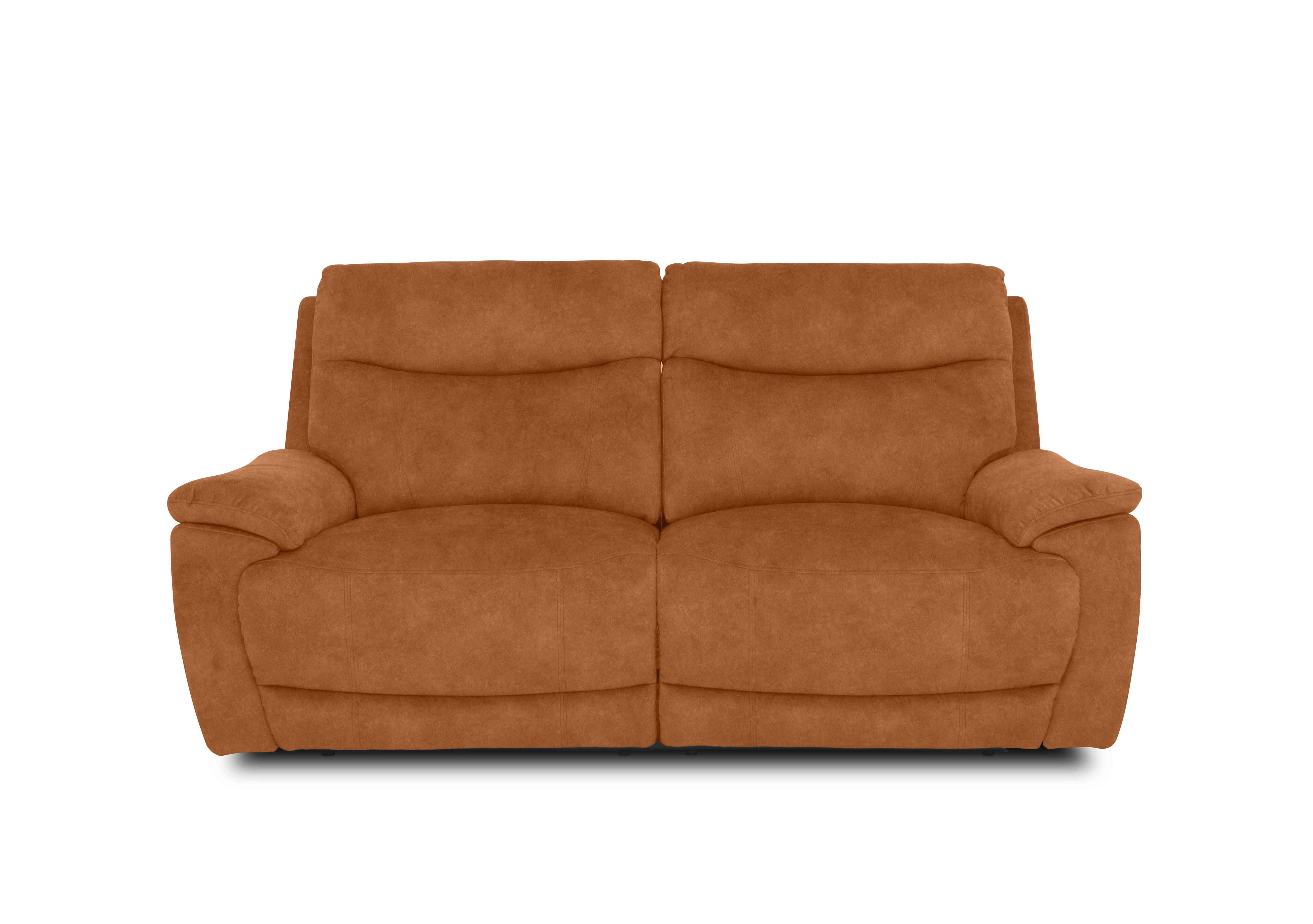 Sloane 3 Seater Fabric Sofa in 43509 Dexter Pumpkin on Furniture Village