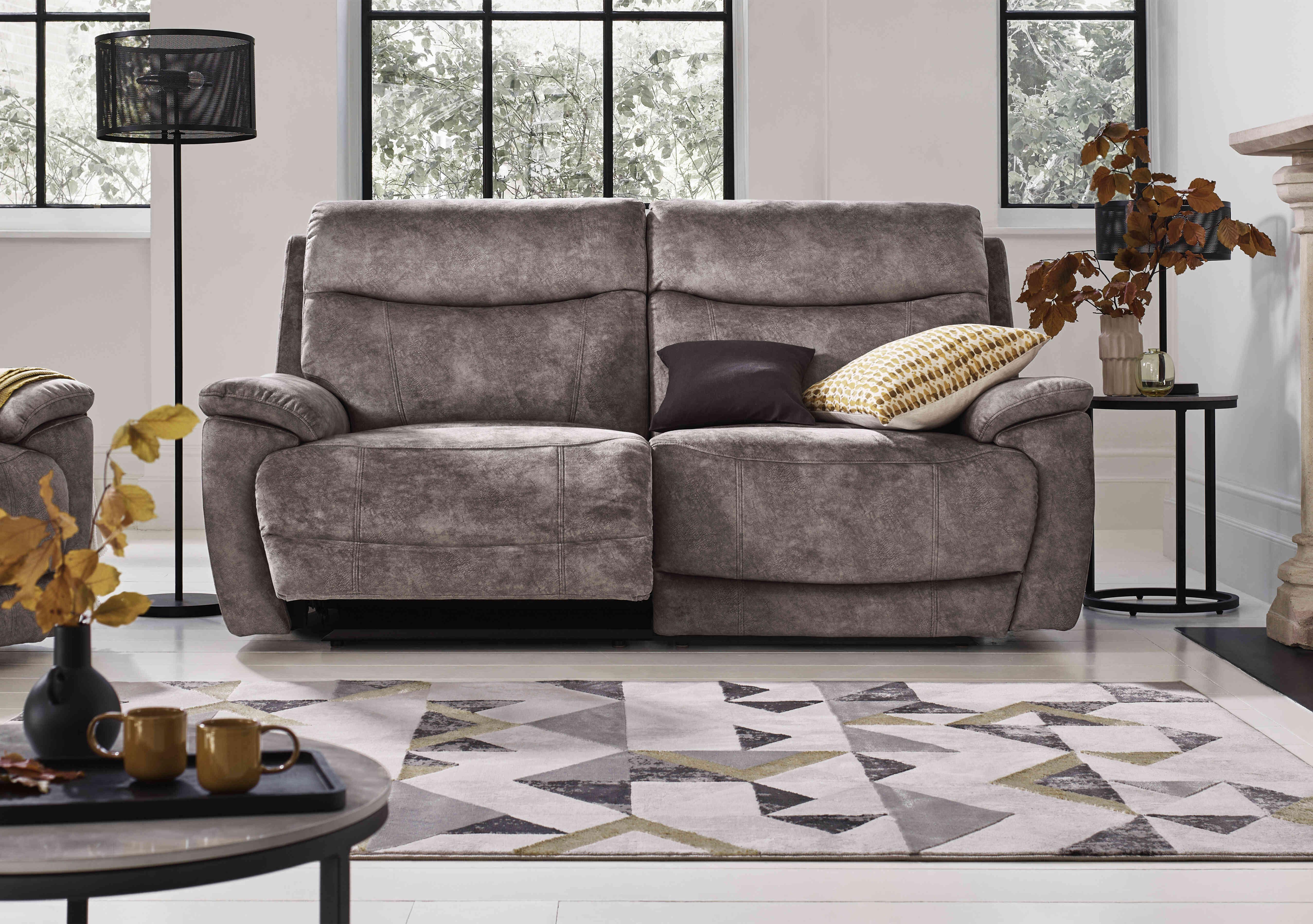 Sloane 3 Seater Fabric Sofa in  on Furniture Village