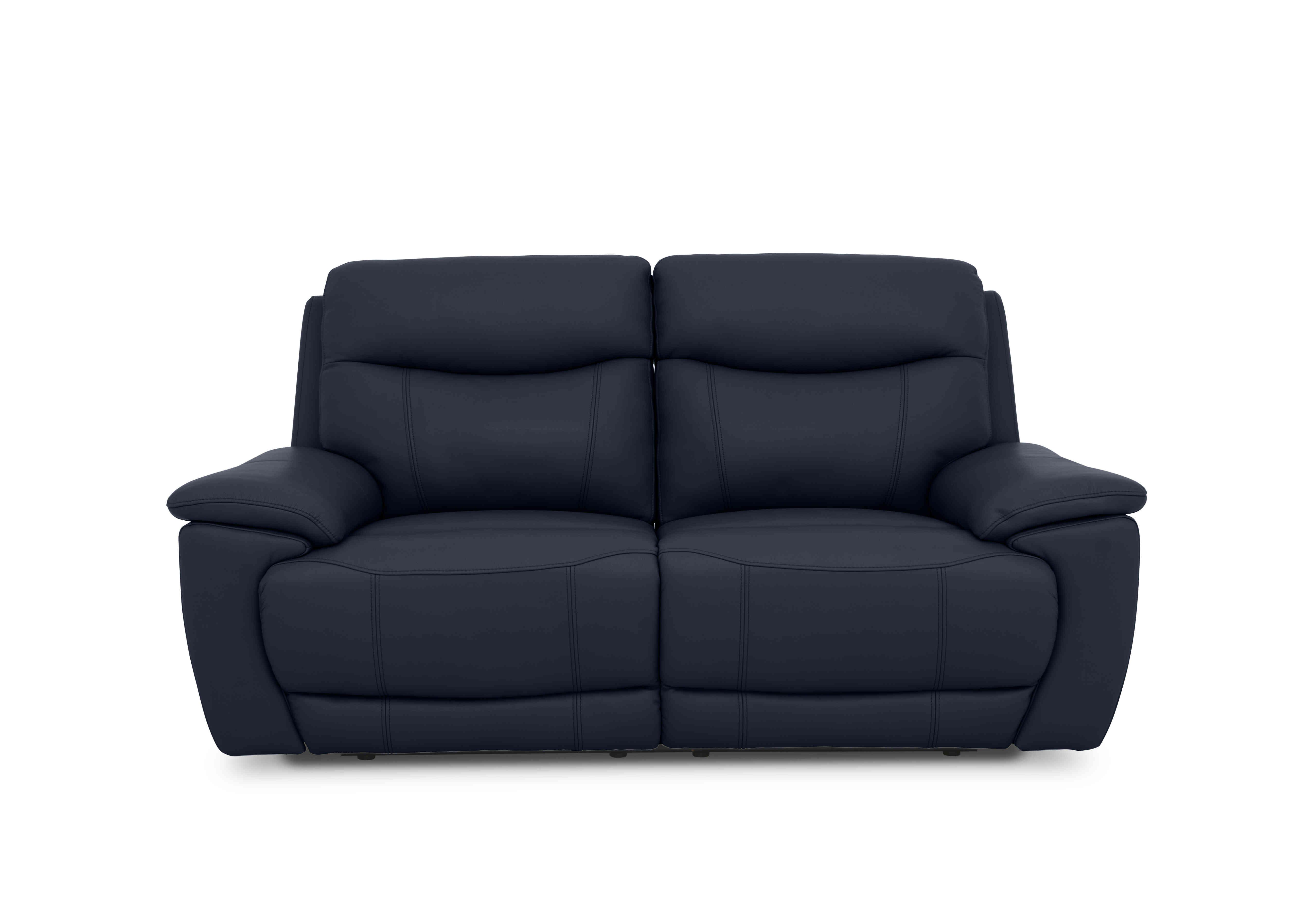 Sloane 3 Seater Leather Sofa in Cat-40/09 Peacock on Furniture Village