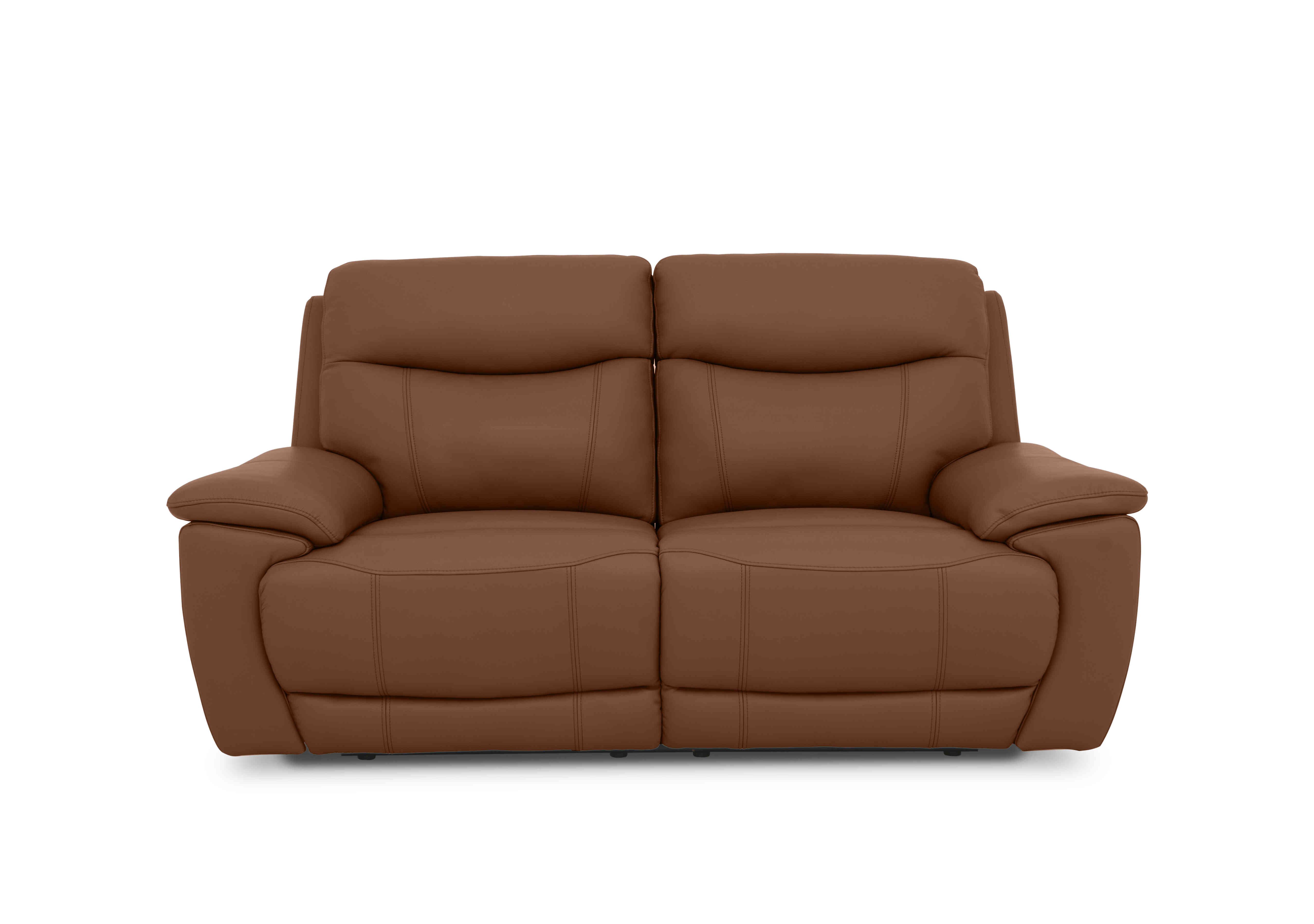 Sloane 3 Seater Leather Sofa in Cat-60/07 Butterscotch on Furniture Village