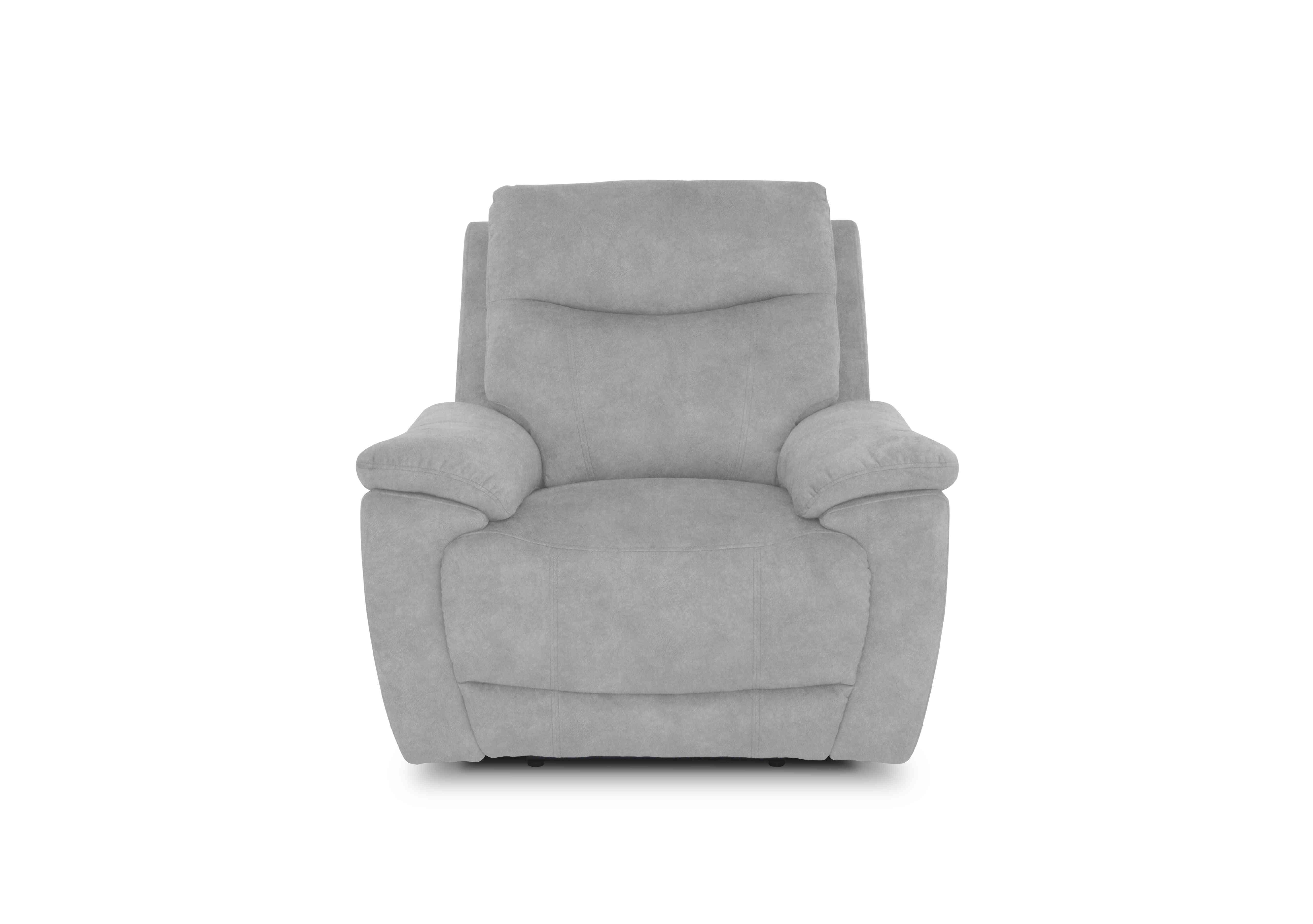 Sloane Fabric Power Recliner Chair in 43516 Dexter Smoke on Furniture Village