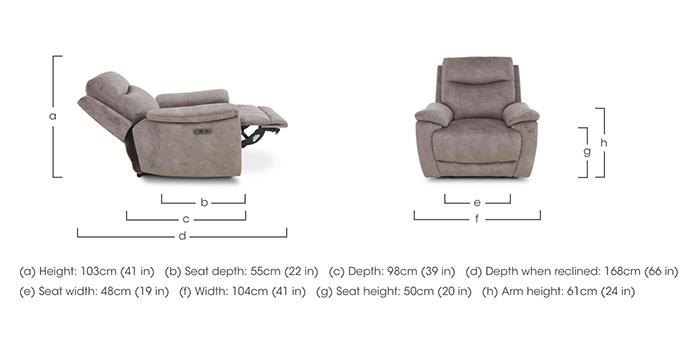 Sloane Fabric Chair in  on Furniture Village