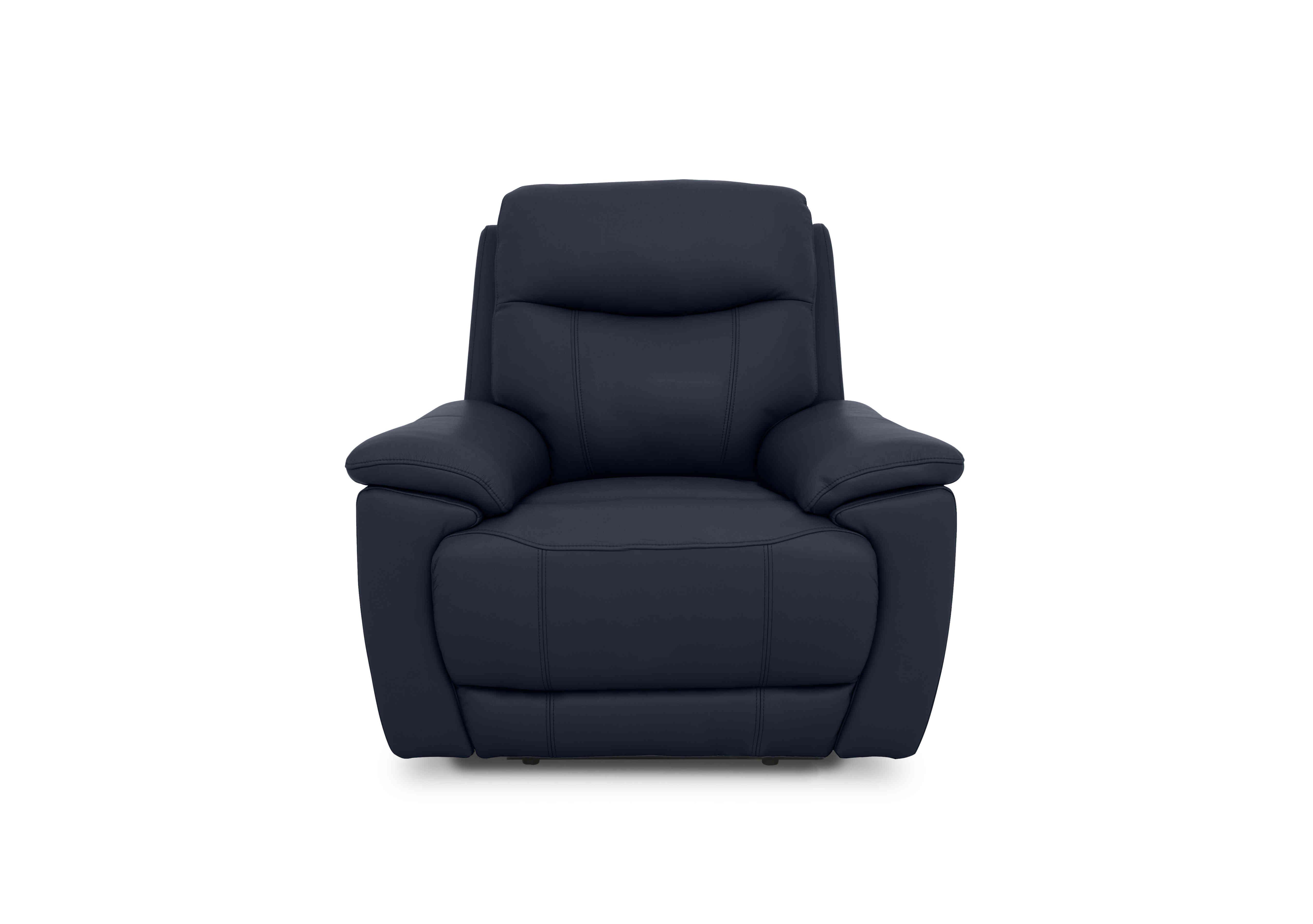Sloane Leather Chair in Cat-40/09 Peacock on Furniture Village