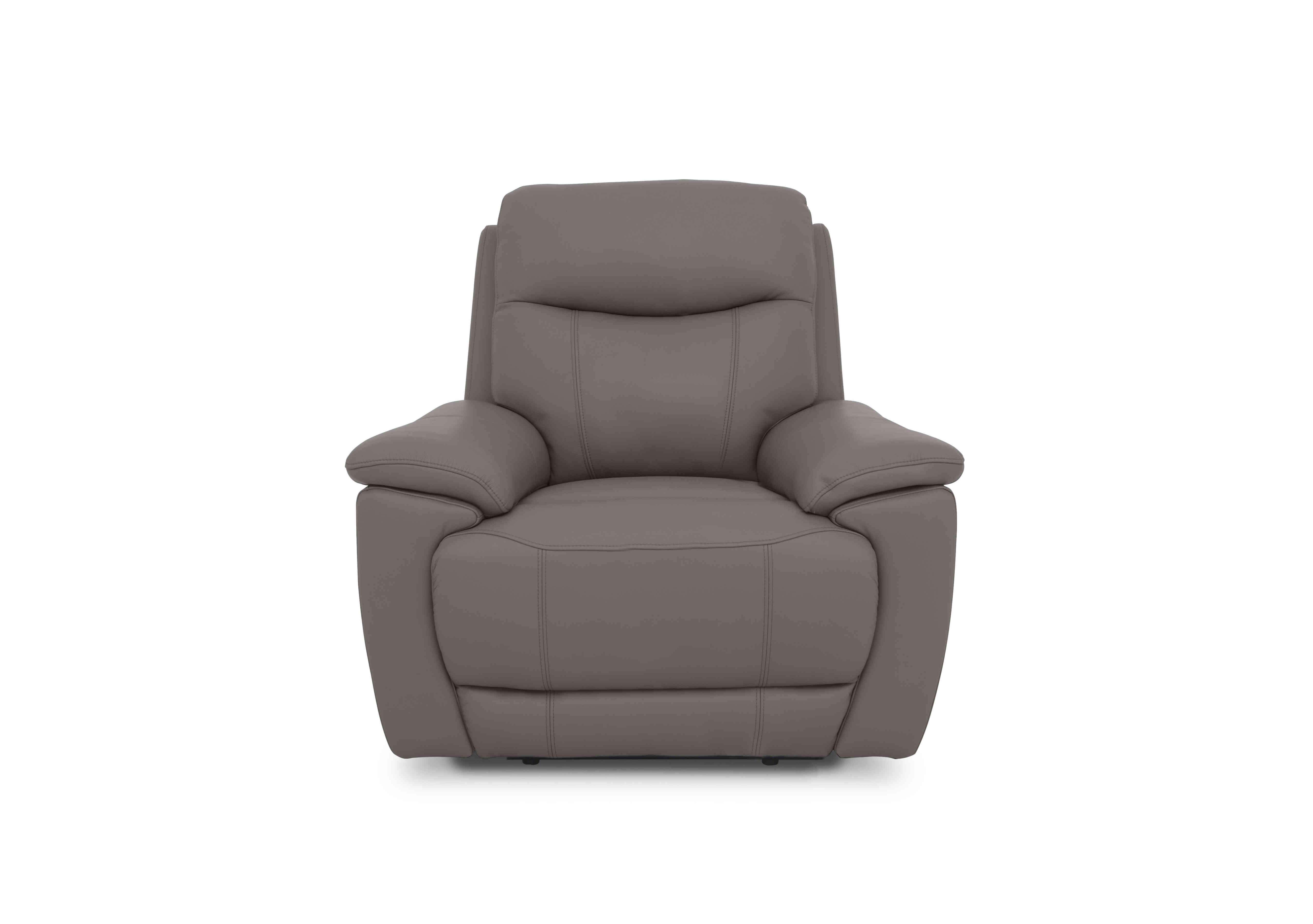 Sloane Leather Chair in Cat-40/15 Elephant on Furniture Village