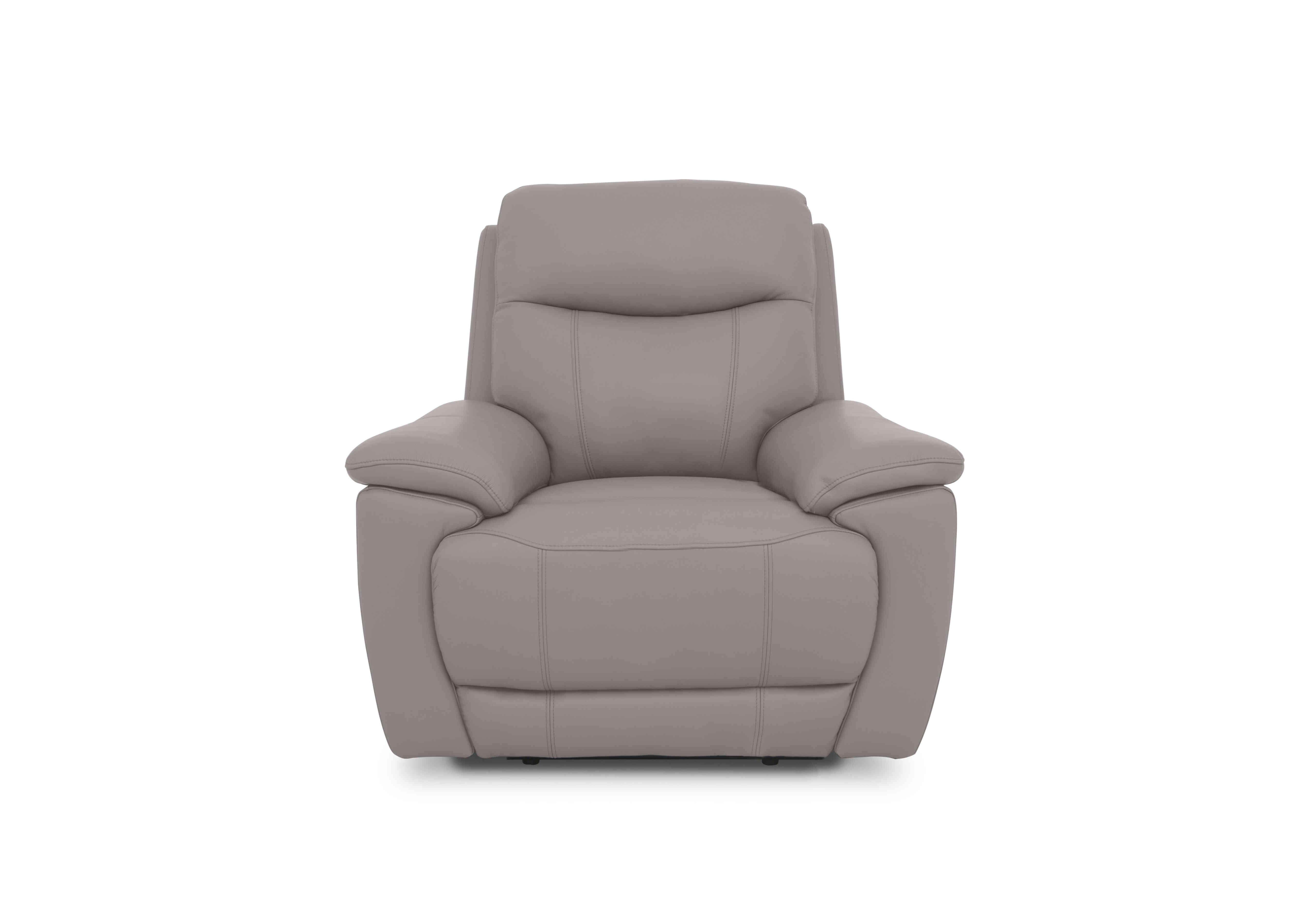 Sloane Leather Chair in Cat-60/23 Lead Grey on Furniture Village
